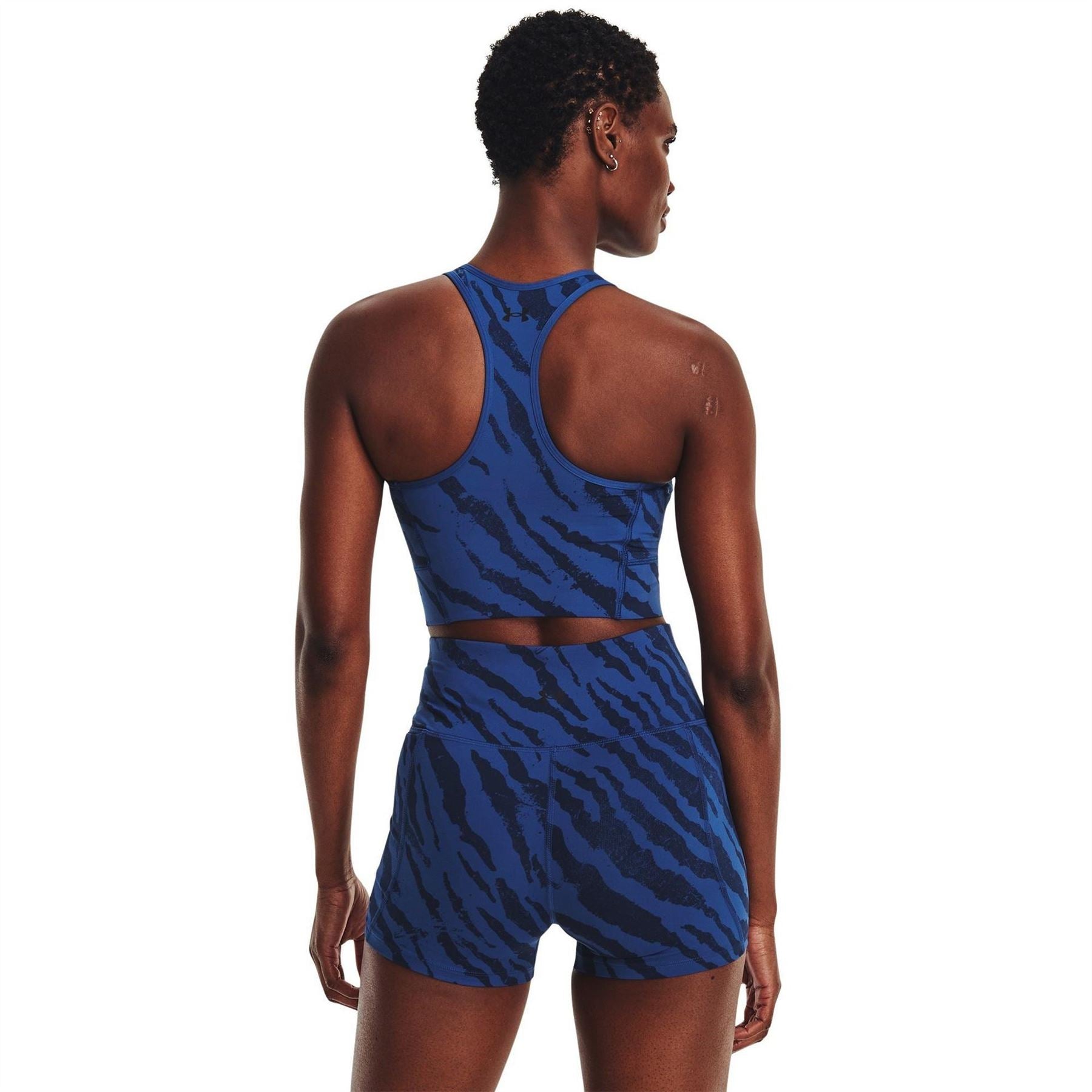 Under Armour Womens Project Rock Meridian Zip Tank Top