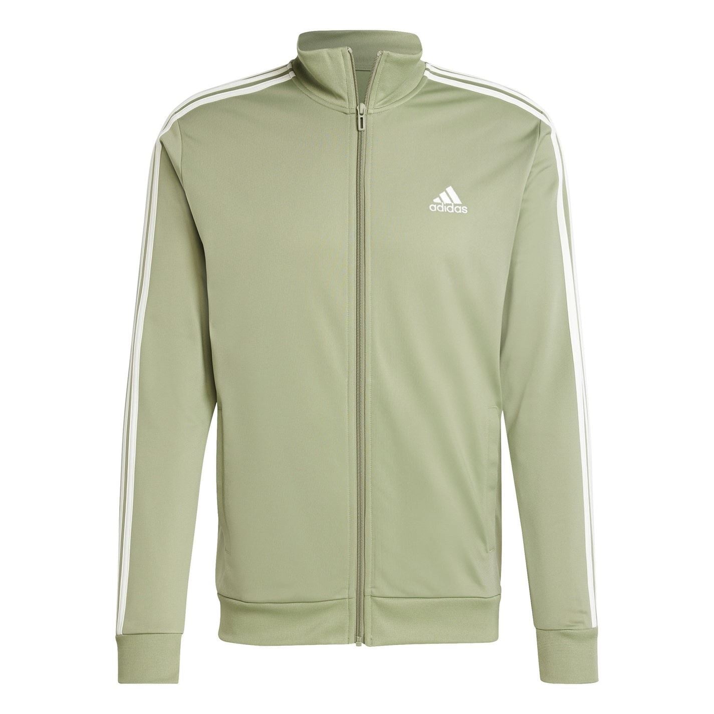 adidas Basic 3   Stripes Tricot Tracksuit