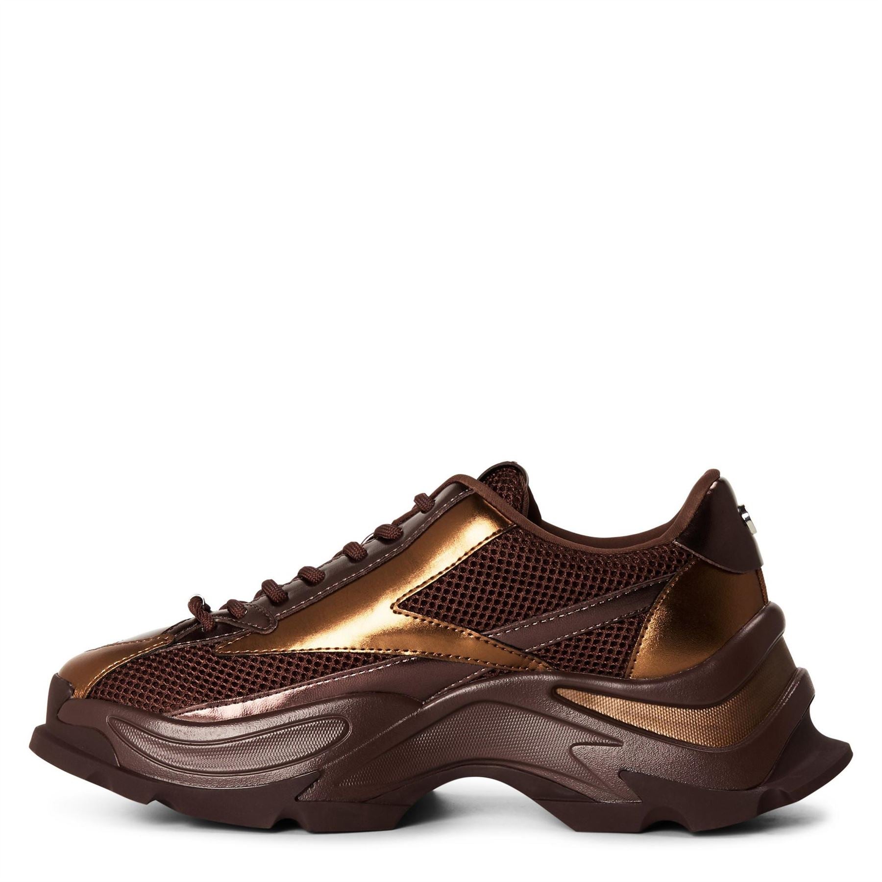 Steve Madden Zoomz Lace Up Platform Sneakers Shoes