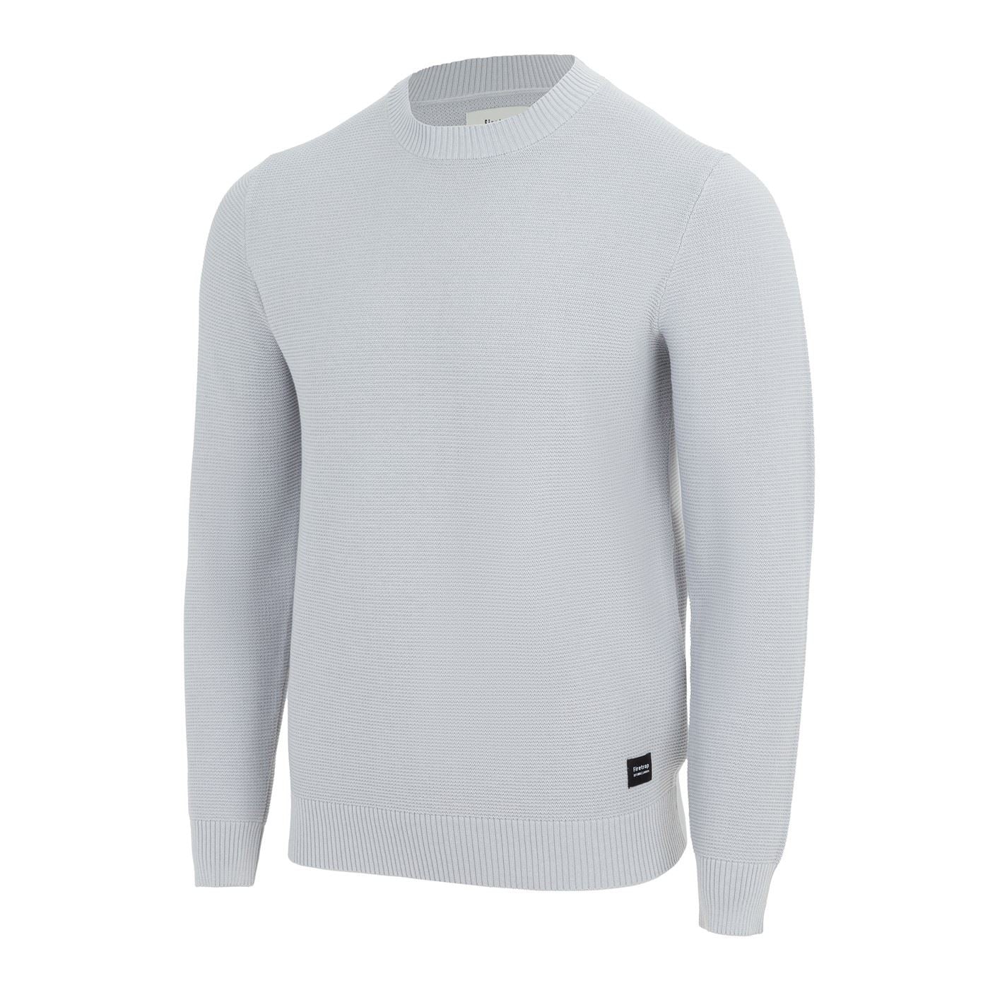 Firetrap Mens Crew Neck Jumper Knitted Pullover