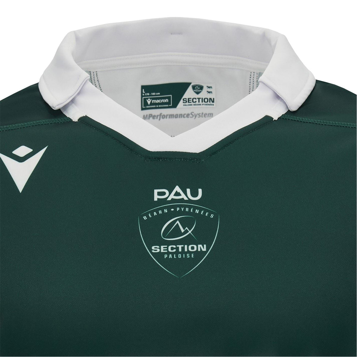 Macron Section Paloise Home Shirt 2023 2024 Adults