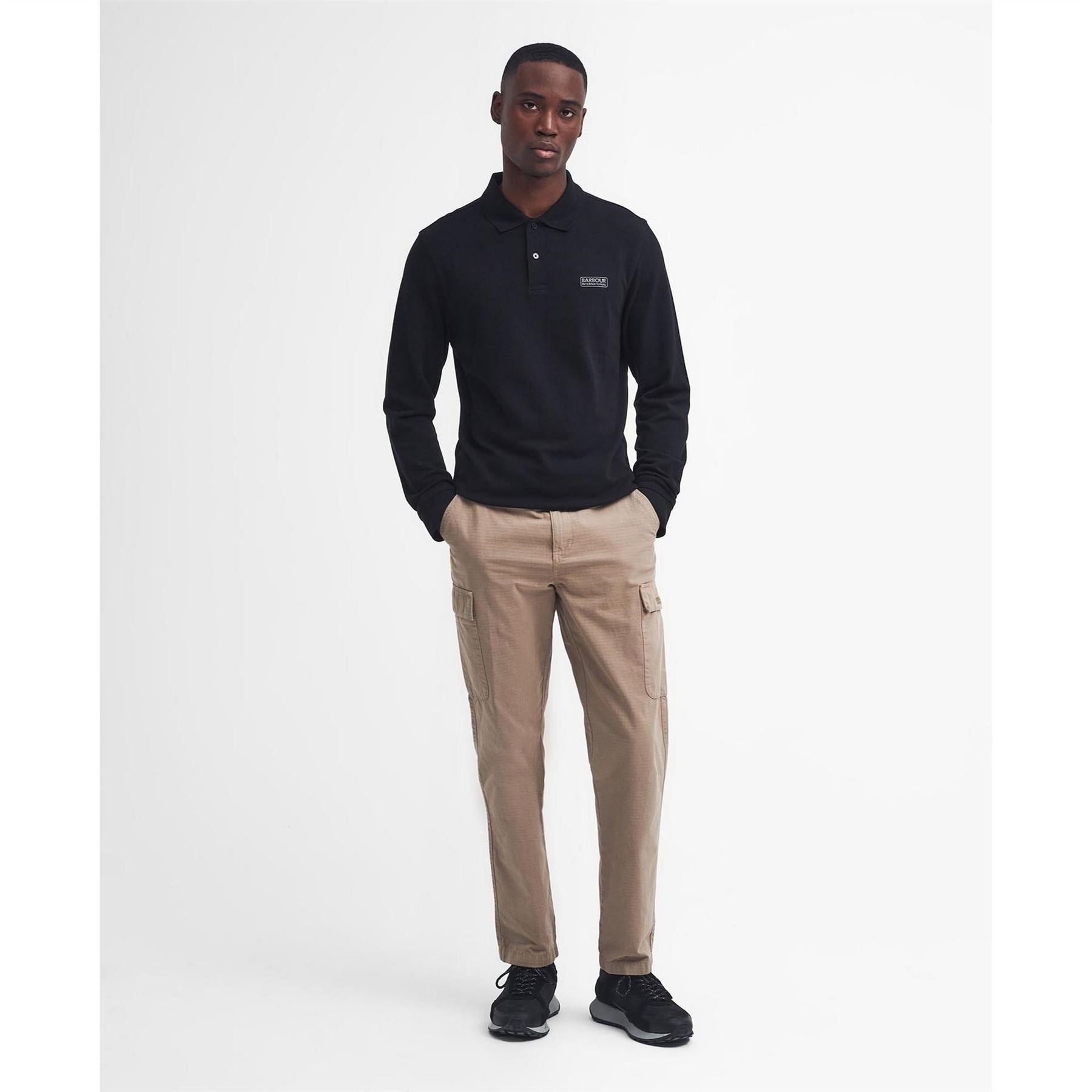 Barbour International Long Sleeve Polo Shirt