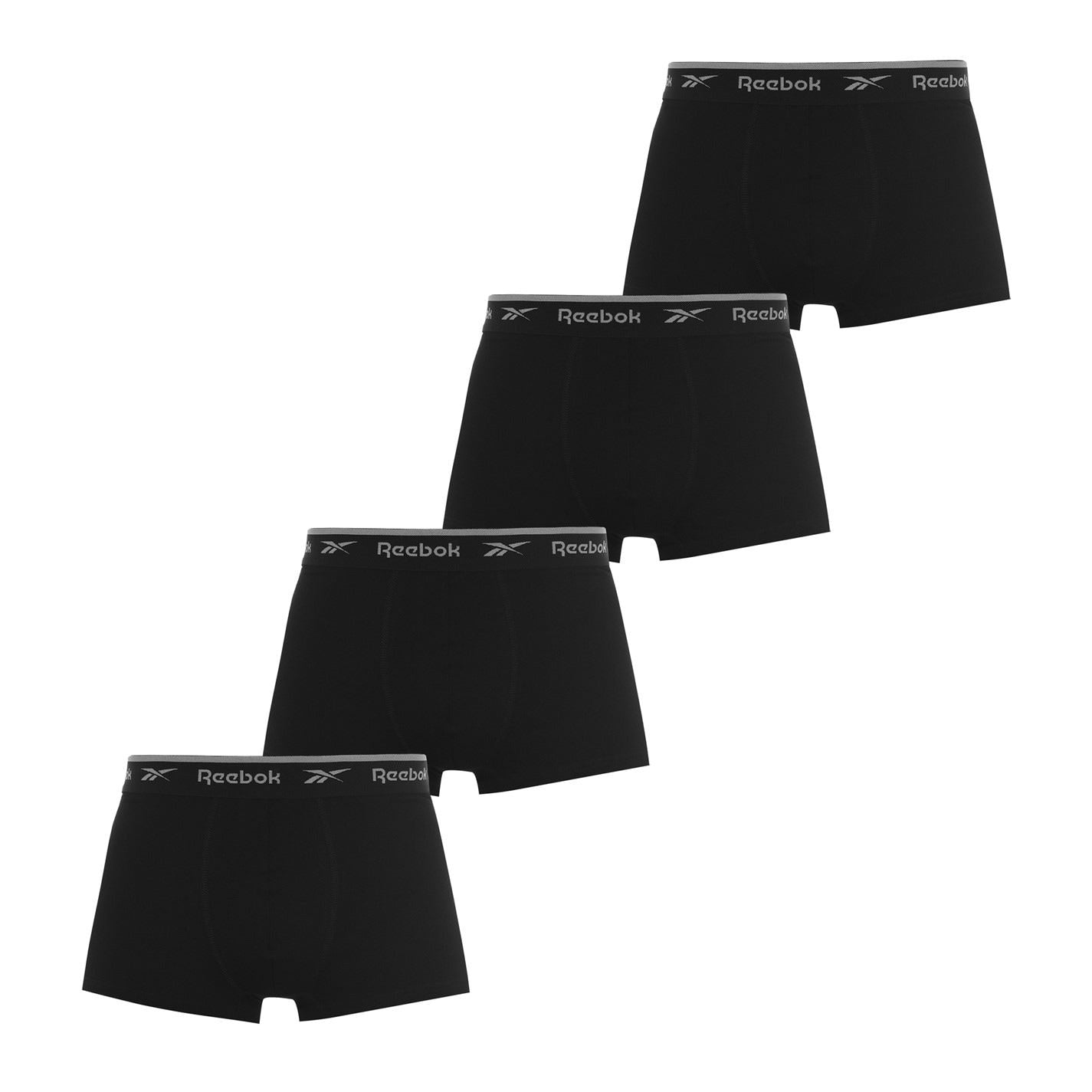 Reebok Mens 4 Pack Everyday Trunks