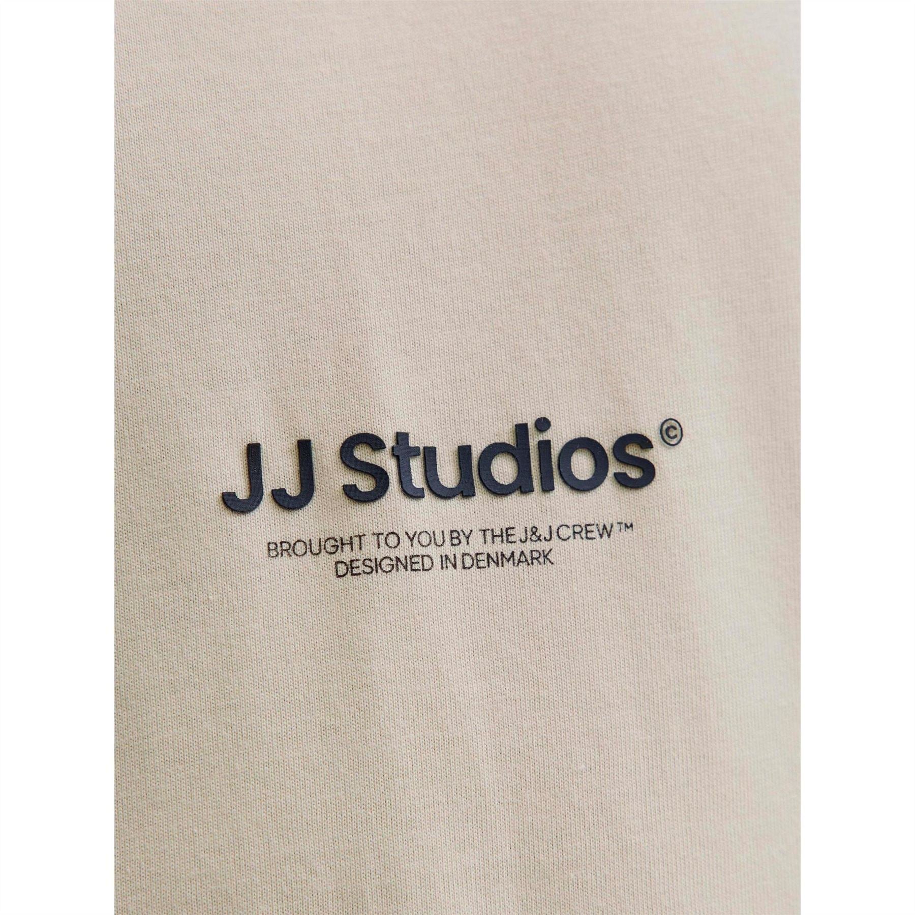 Jack and Jones Soho Logo Print Crew Neck Short Sleeve Jersey T-Shirt
