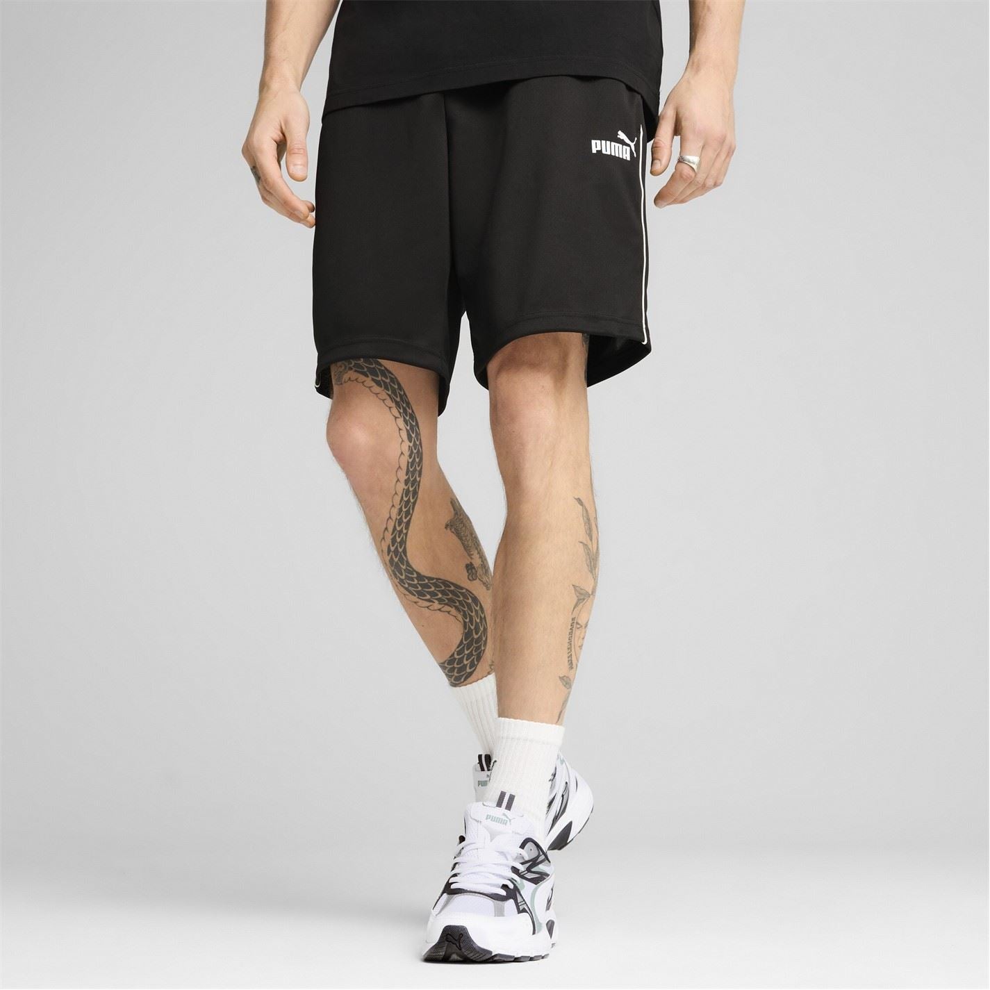 Puma Sport Poly Jogger Shorts with Elasticated Waistband