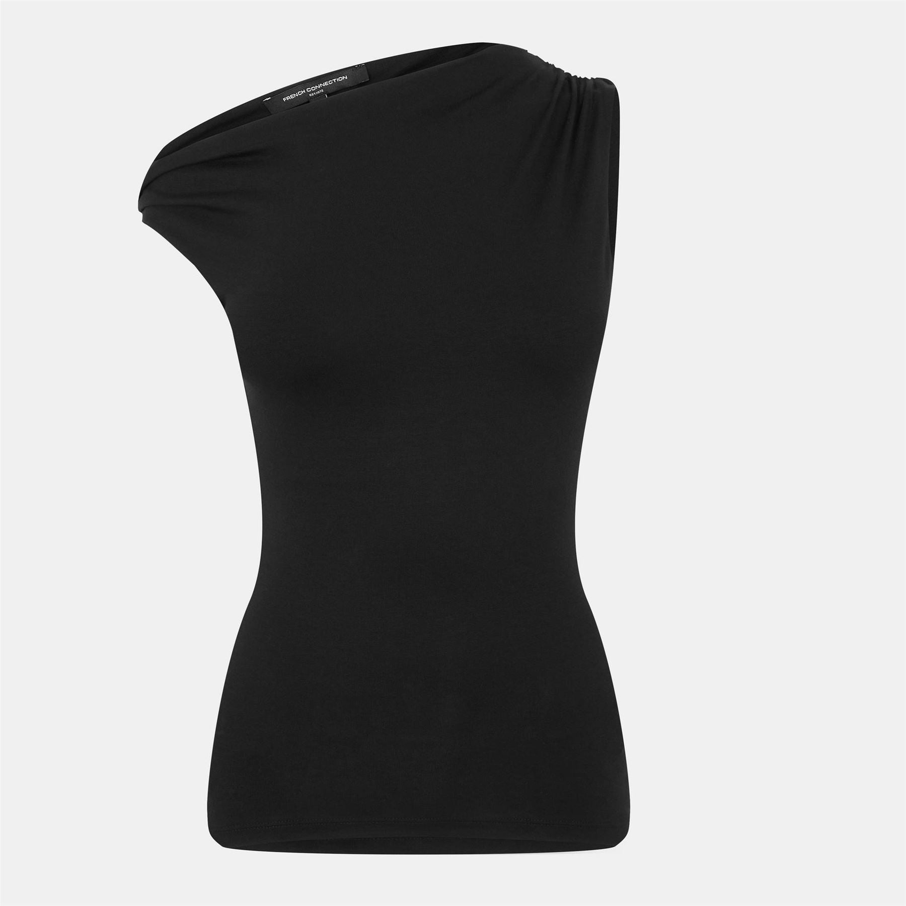 French Connection Sia Slim Fit One Shoulder Tank