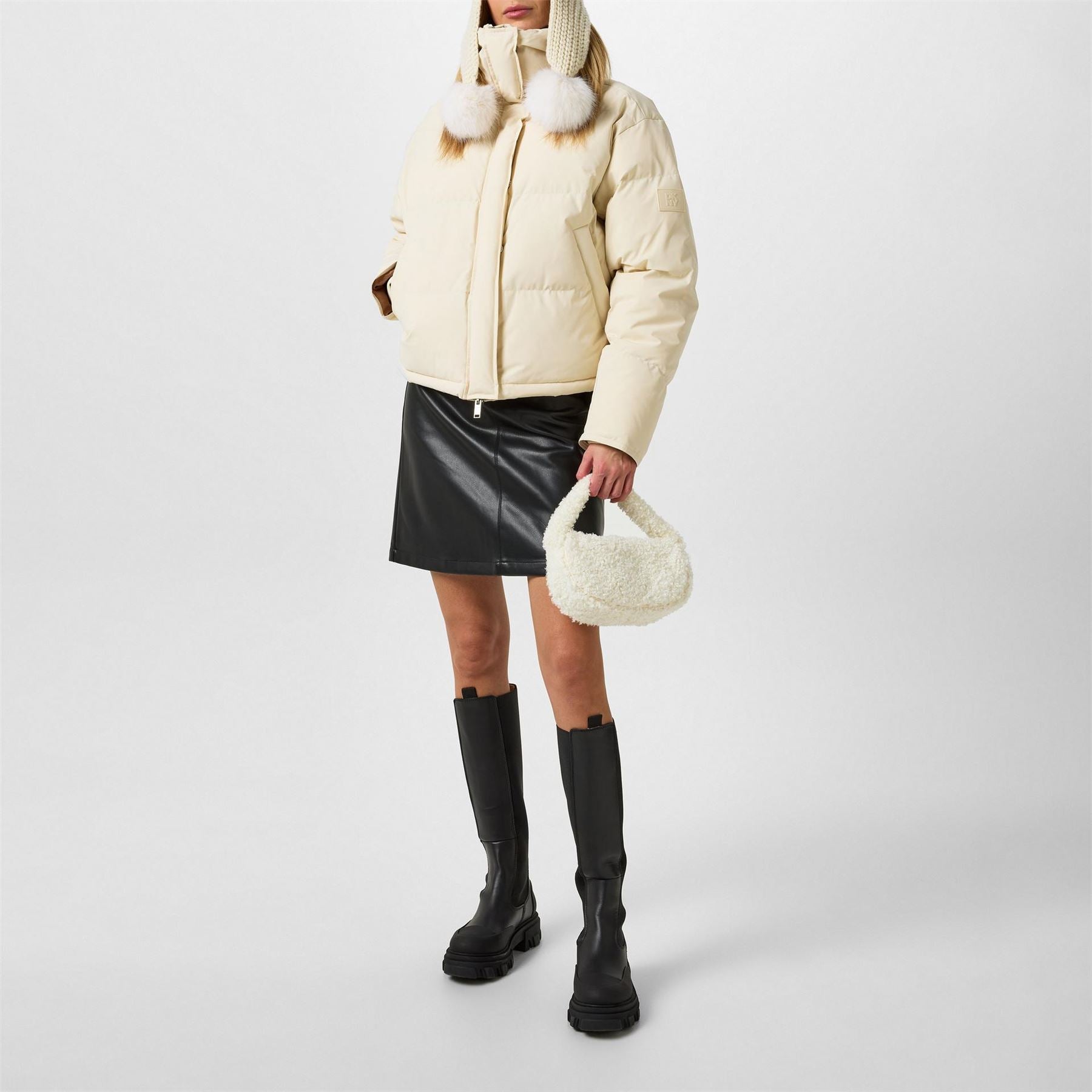 DKNY Short Puffer Oversize Jacket