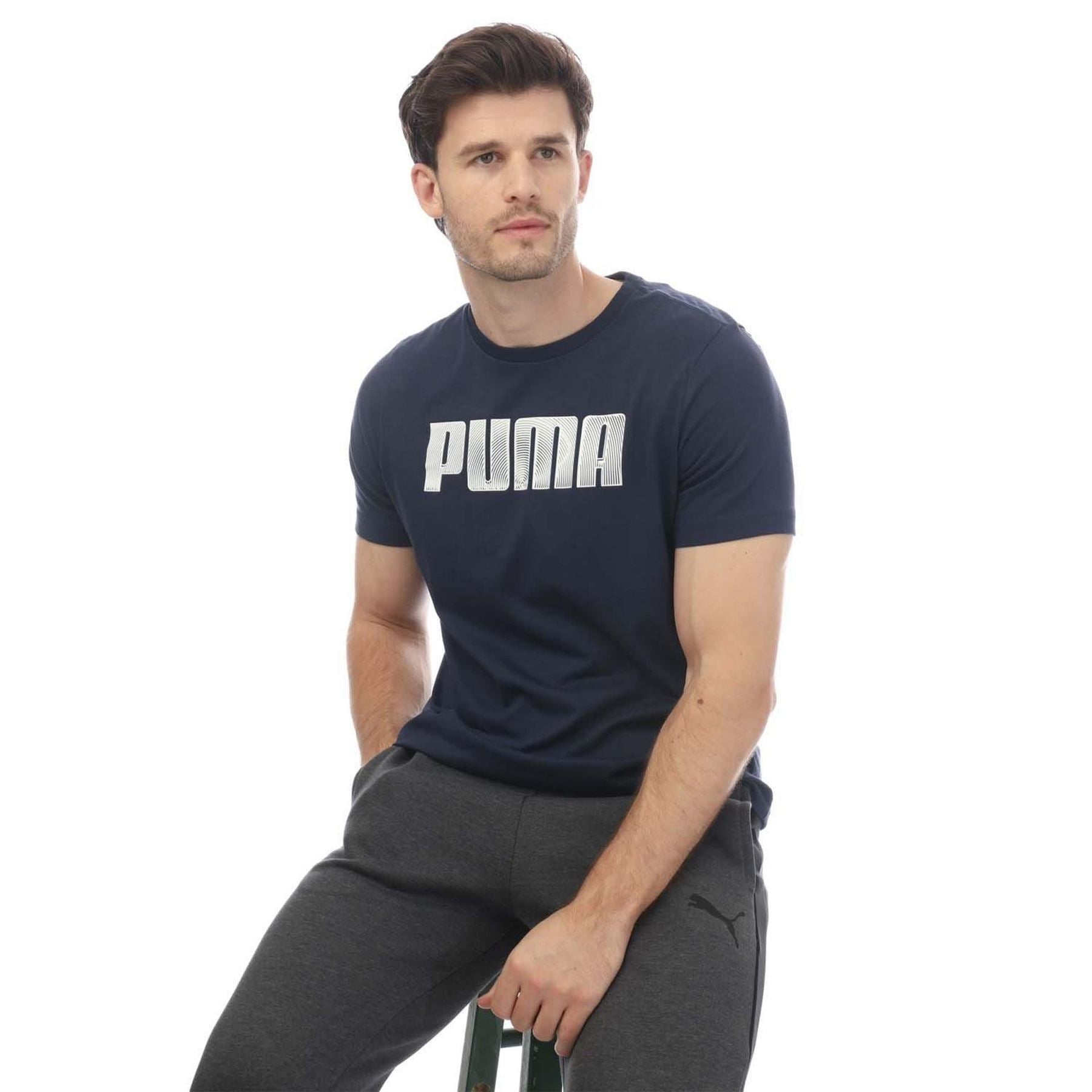 Puma Mens Mass Merchants Style Tee T-Shirt