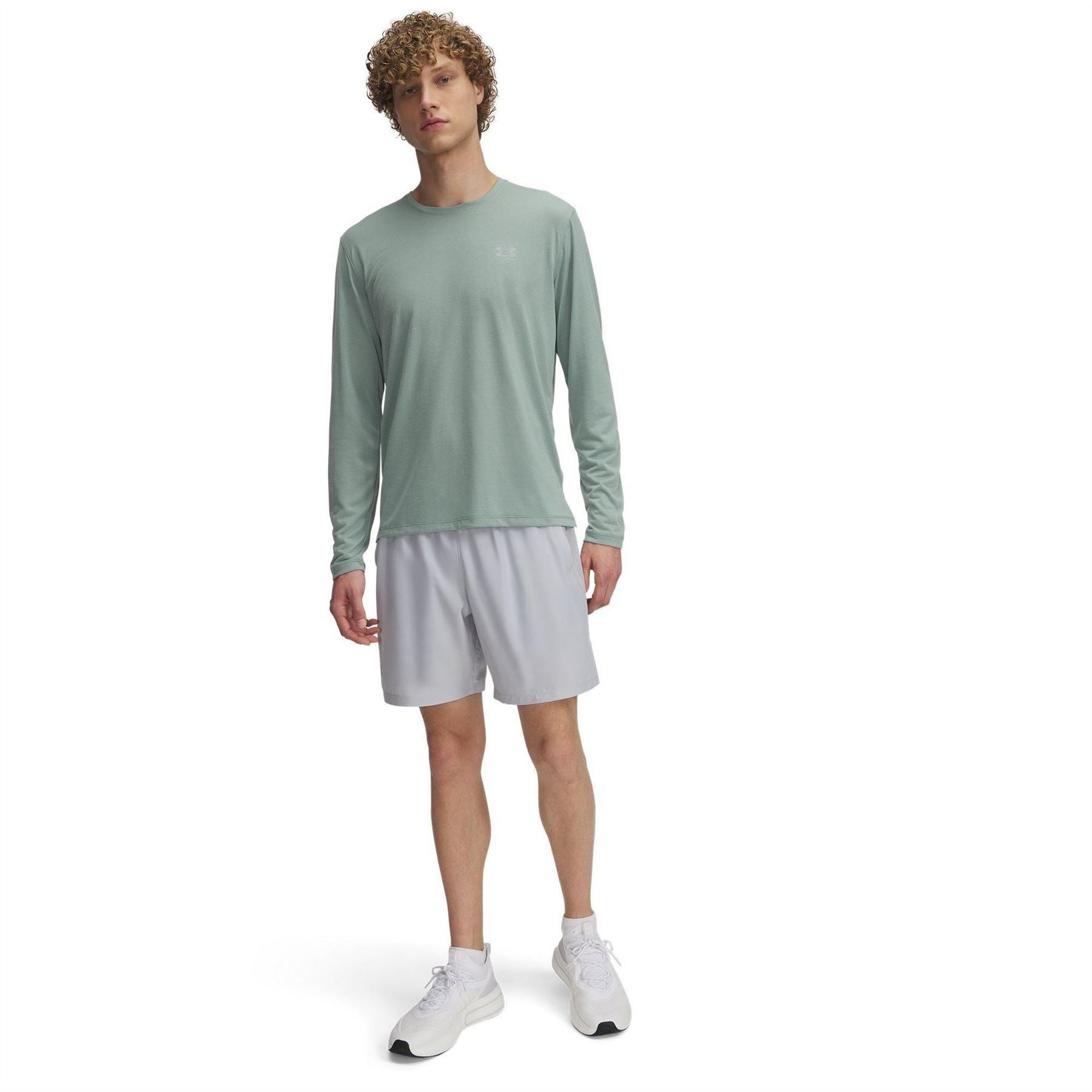 Under Armour Mens Armour Ua Launch 2 In 1 7 Shorts