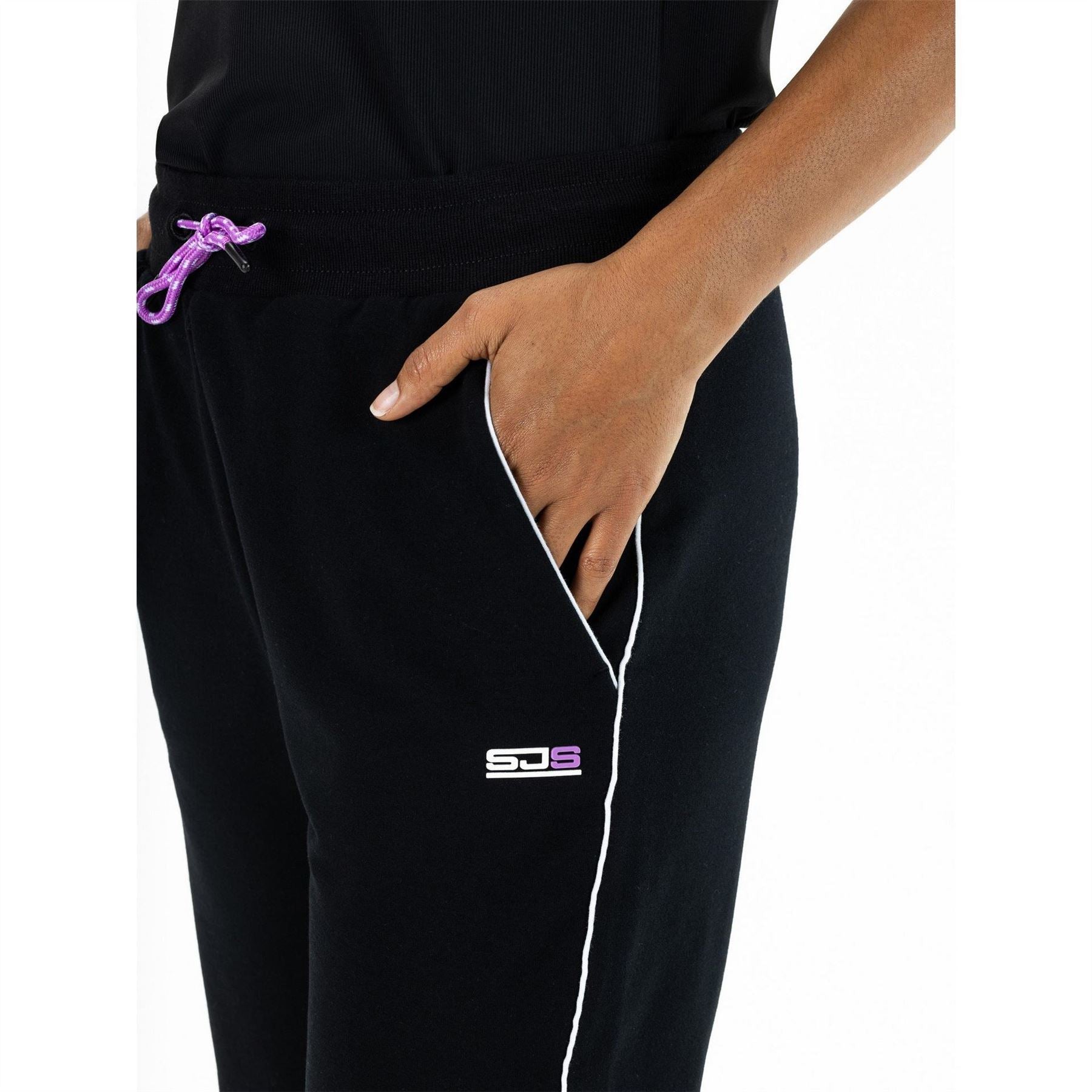 Sjeng Sports Kaia Solid Patterned Slim Track Pants
