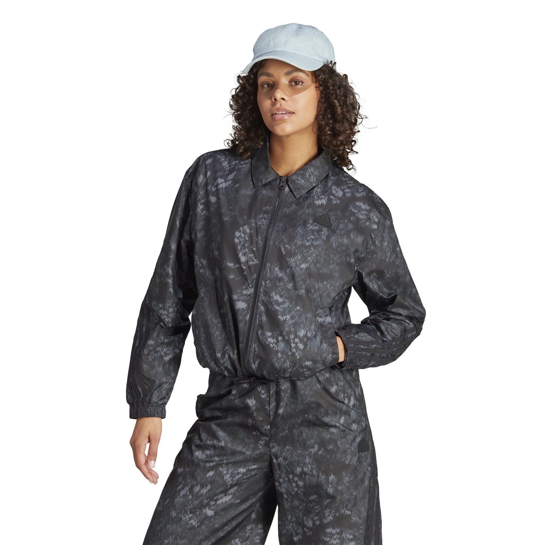 adidas Womens Future Icons 3 Stripes Woven Windbreaker