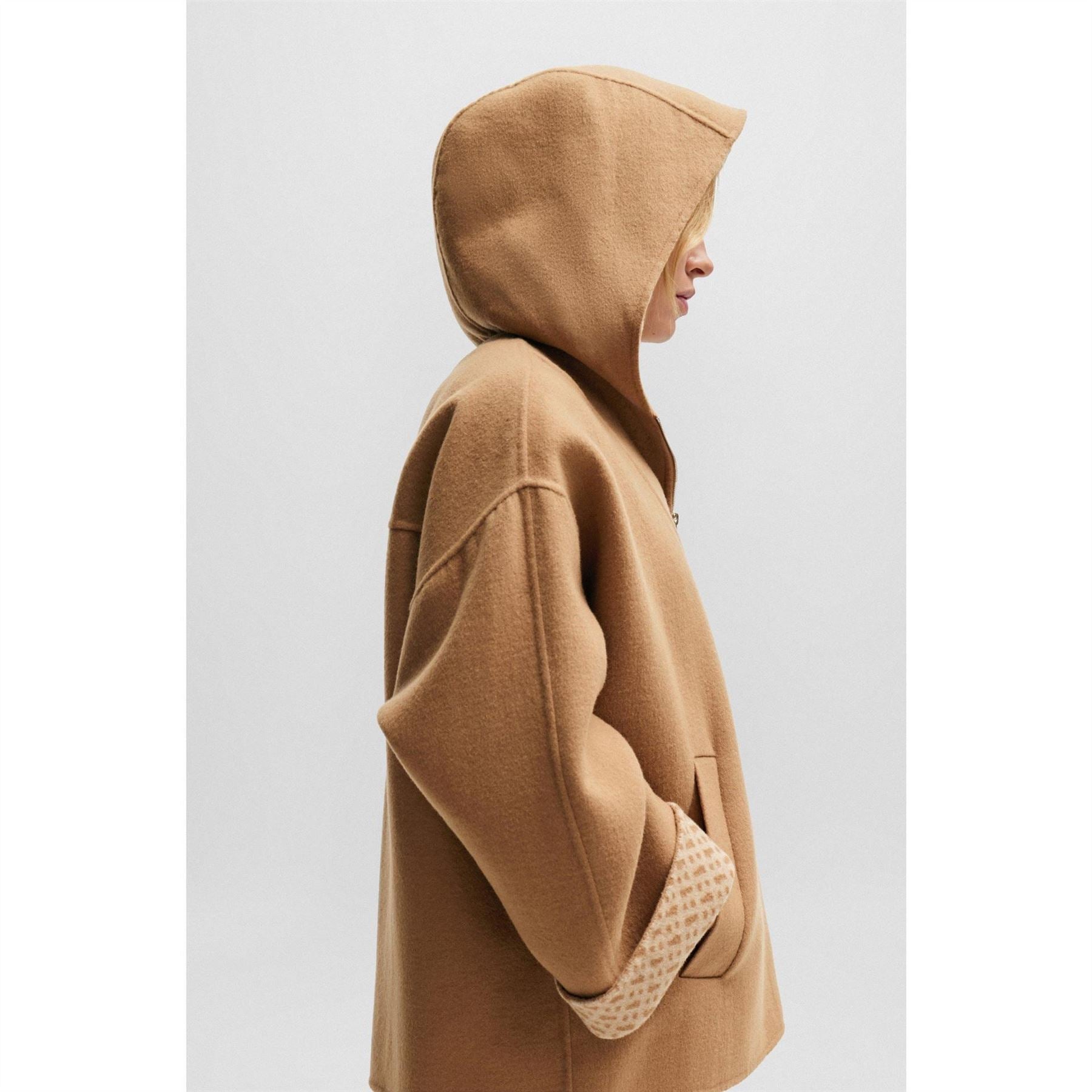 Boss Capes Relaxed Fit Short Jacket