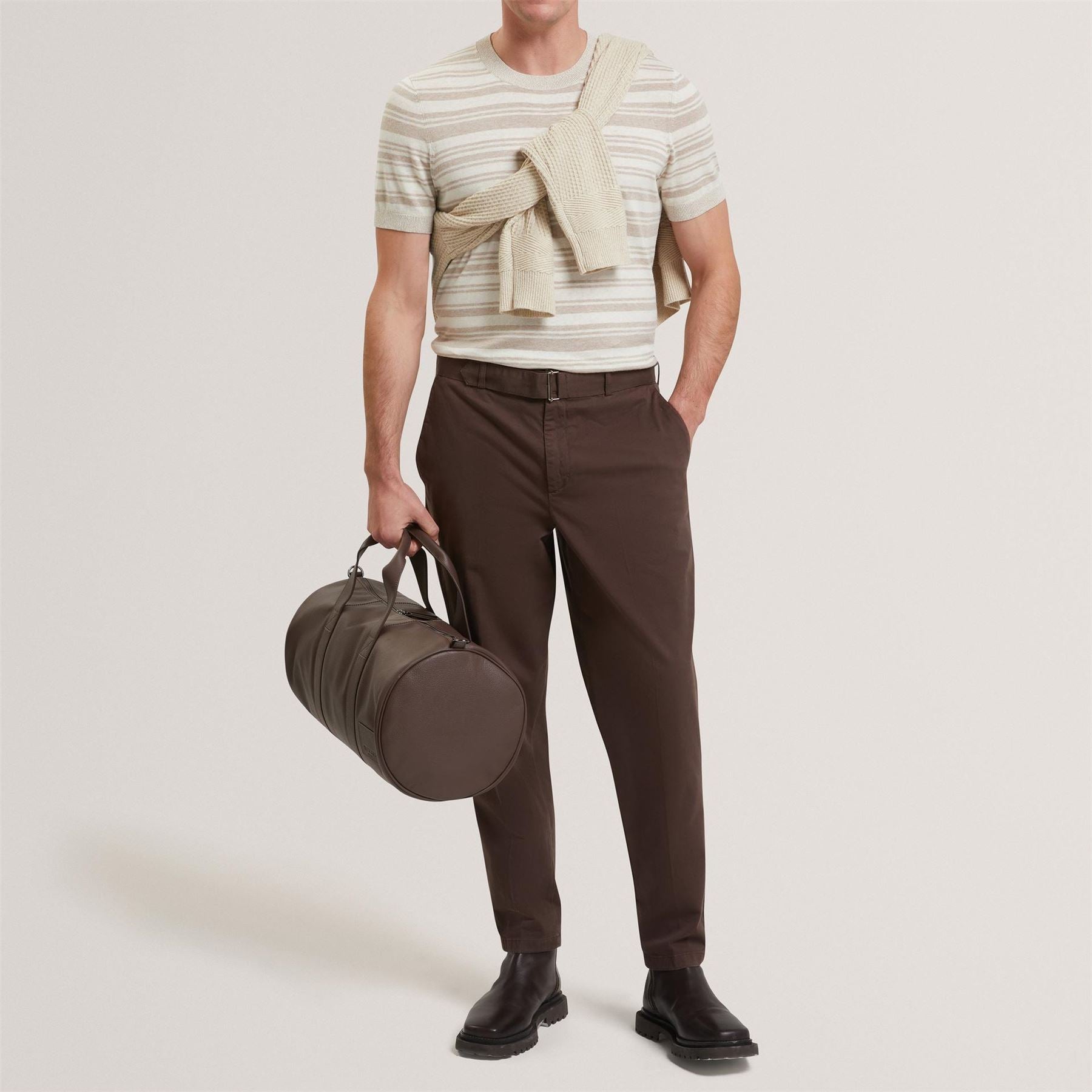 Ted Baker LinBlnd StrpKntT Sn62