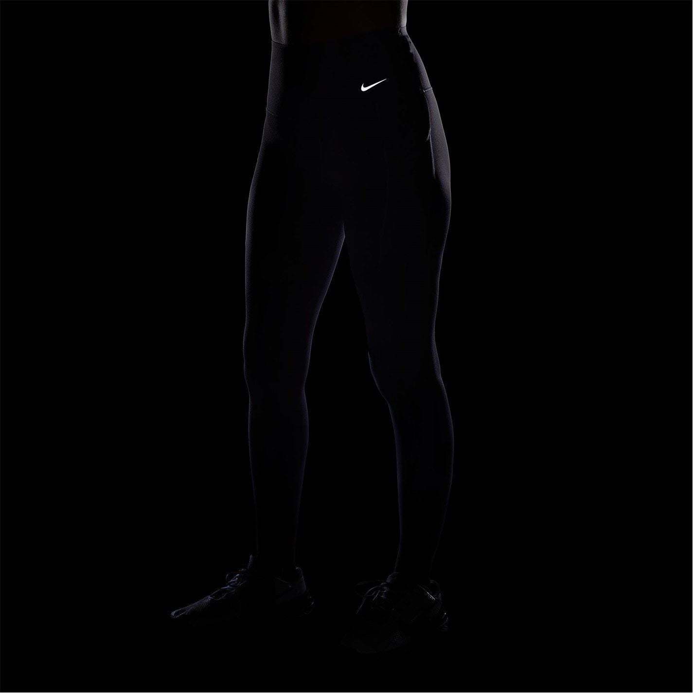 Nike Womens Universa Medium Support High Waisted 7 8 Leggings With Pockets