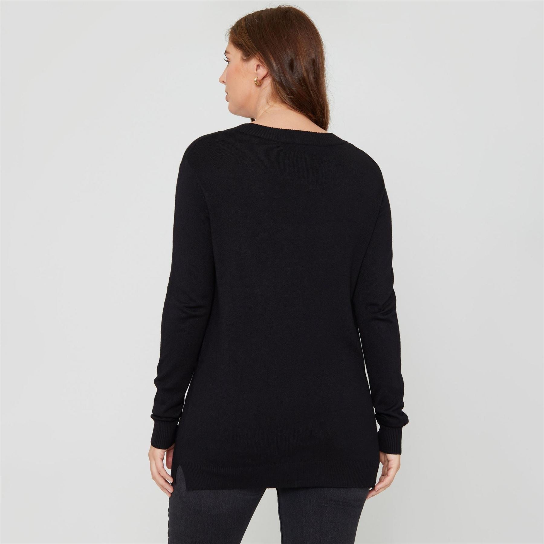 Be You Regular Fit V-Neck Long Sleeve Sweater