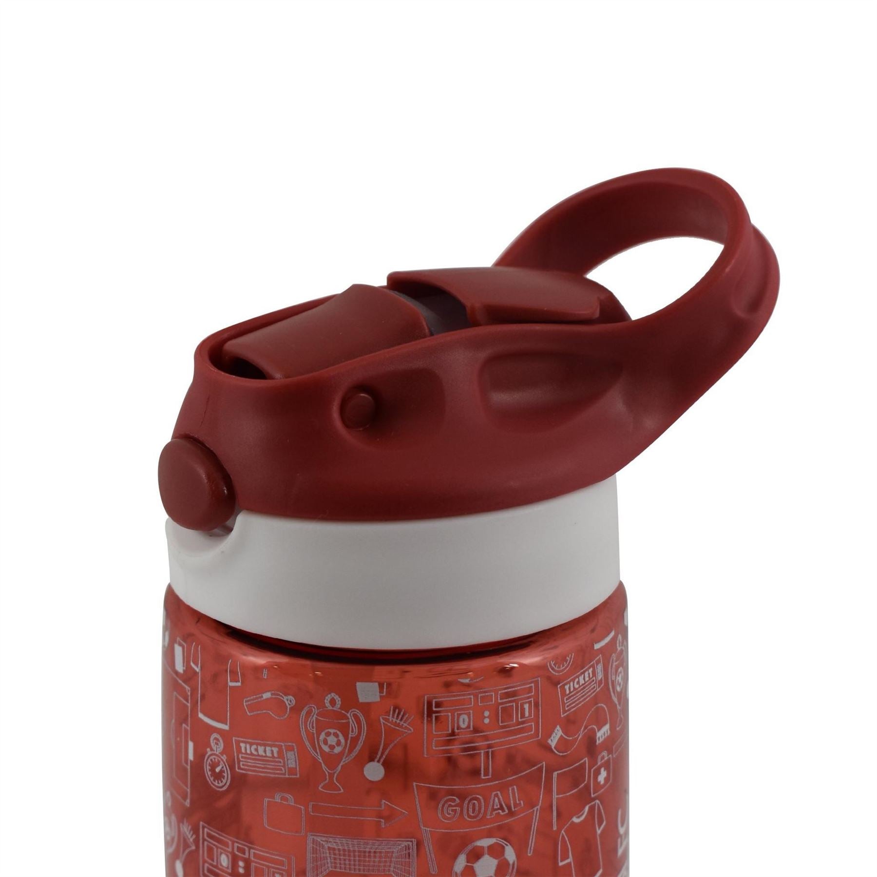 Team 480ml Plastic Football Water Bottle