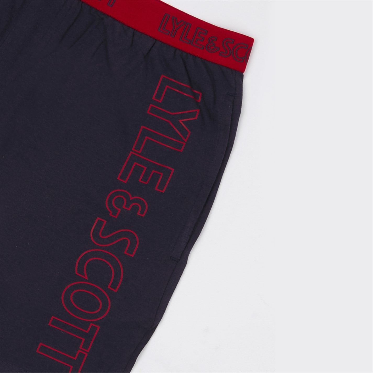 Lyle and Scott Pyjama Short Sleeve Top