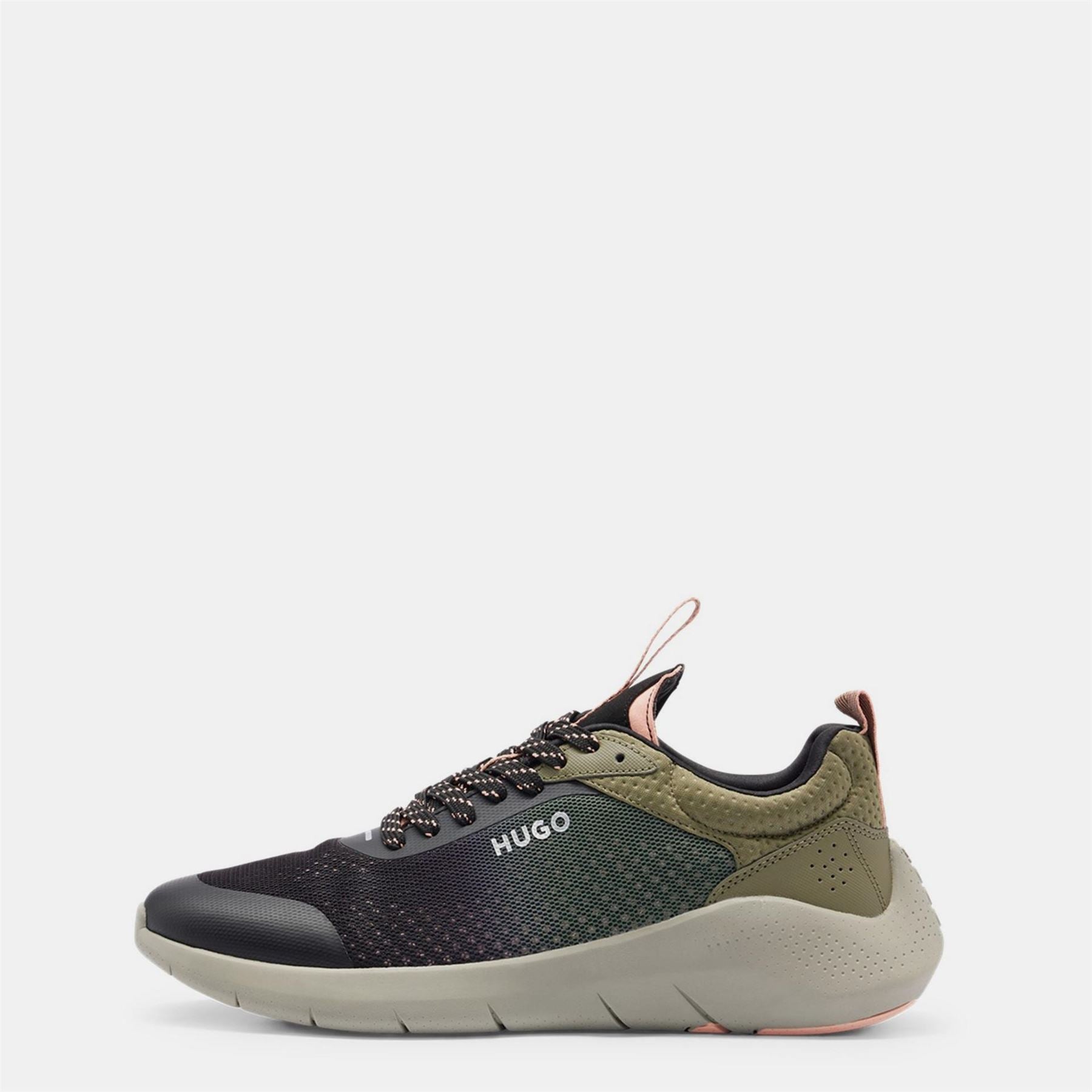 Hugo Wayne Runn Gradient Pattern Low Top Sneakers