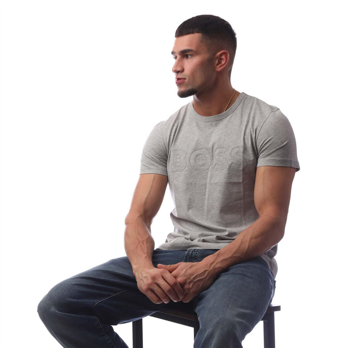 Boss Crew Neck Short Sleeve Regular Fit T-Shirt