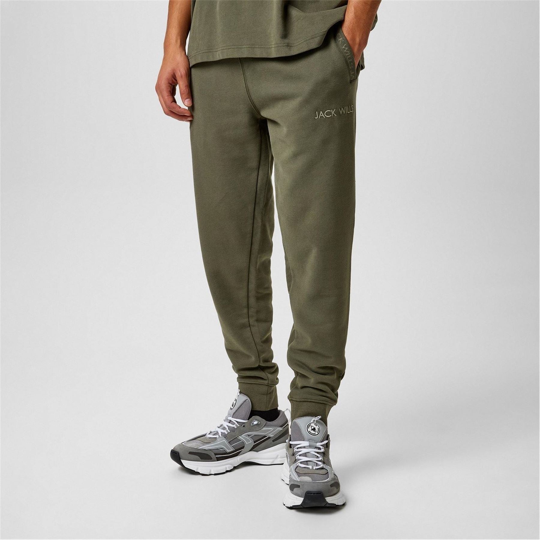 Jack Wills Mens Jacquard Logo Joggers