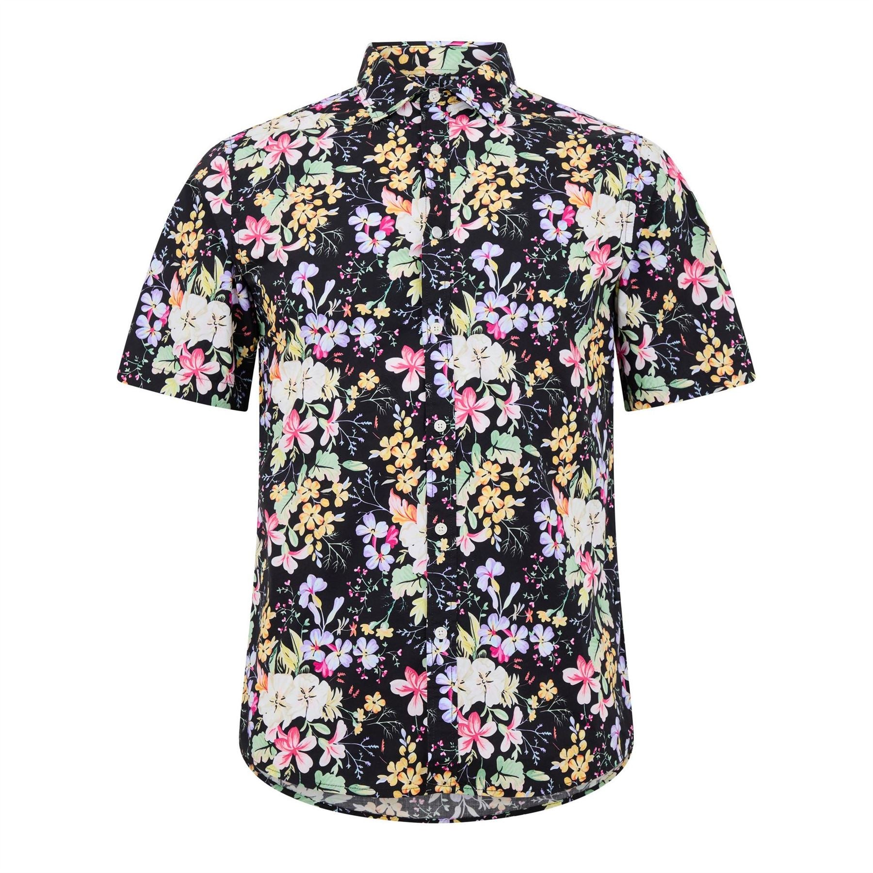 Replay Floral Print Short Sleeve Patterned Shirt