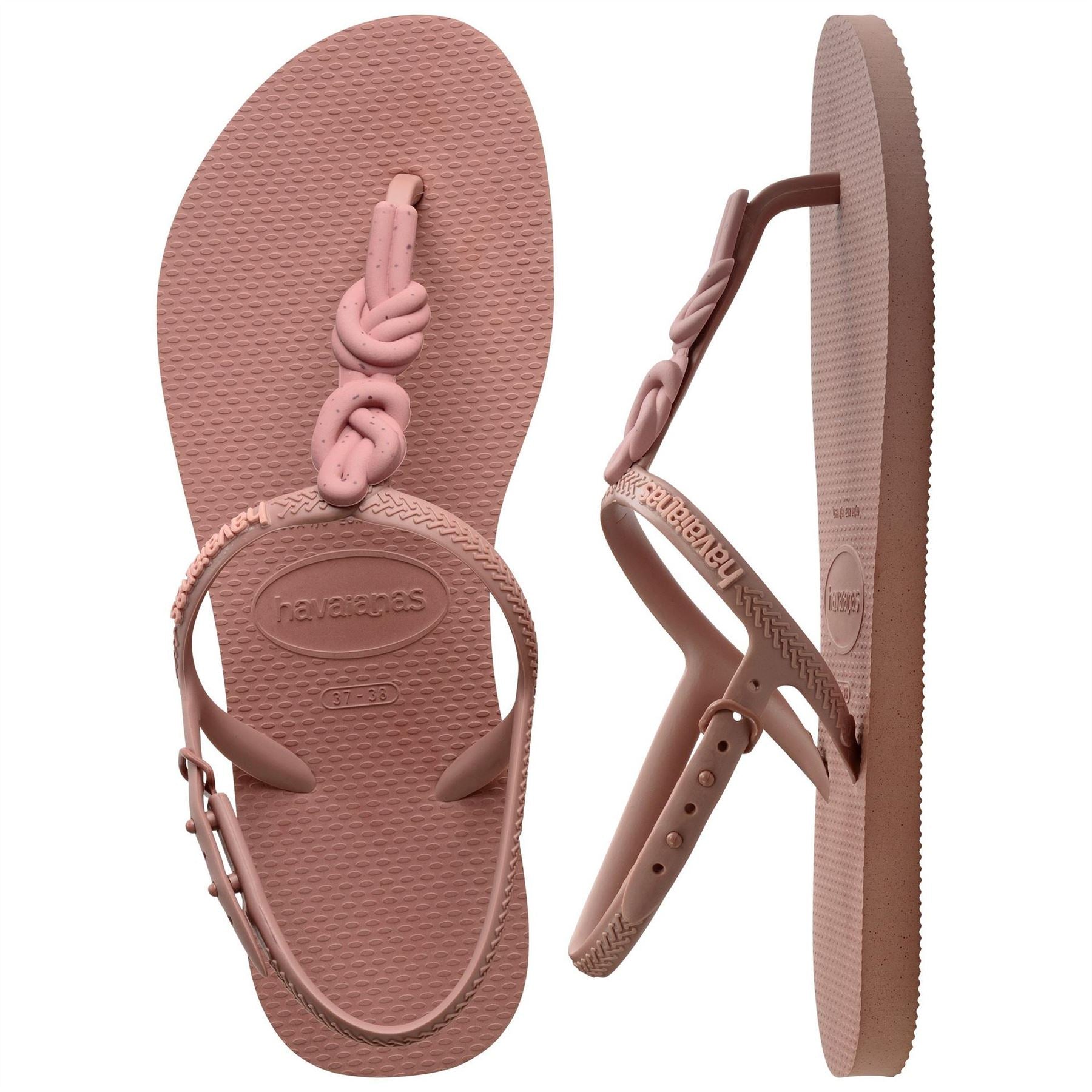 Havaianas Womens Hav. Twist Plus Black Black 35 36 Flip Flops