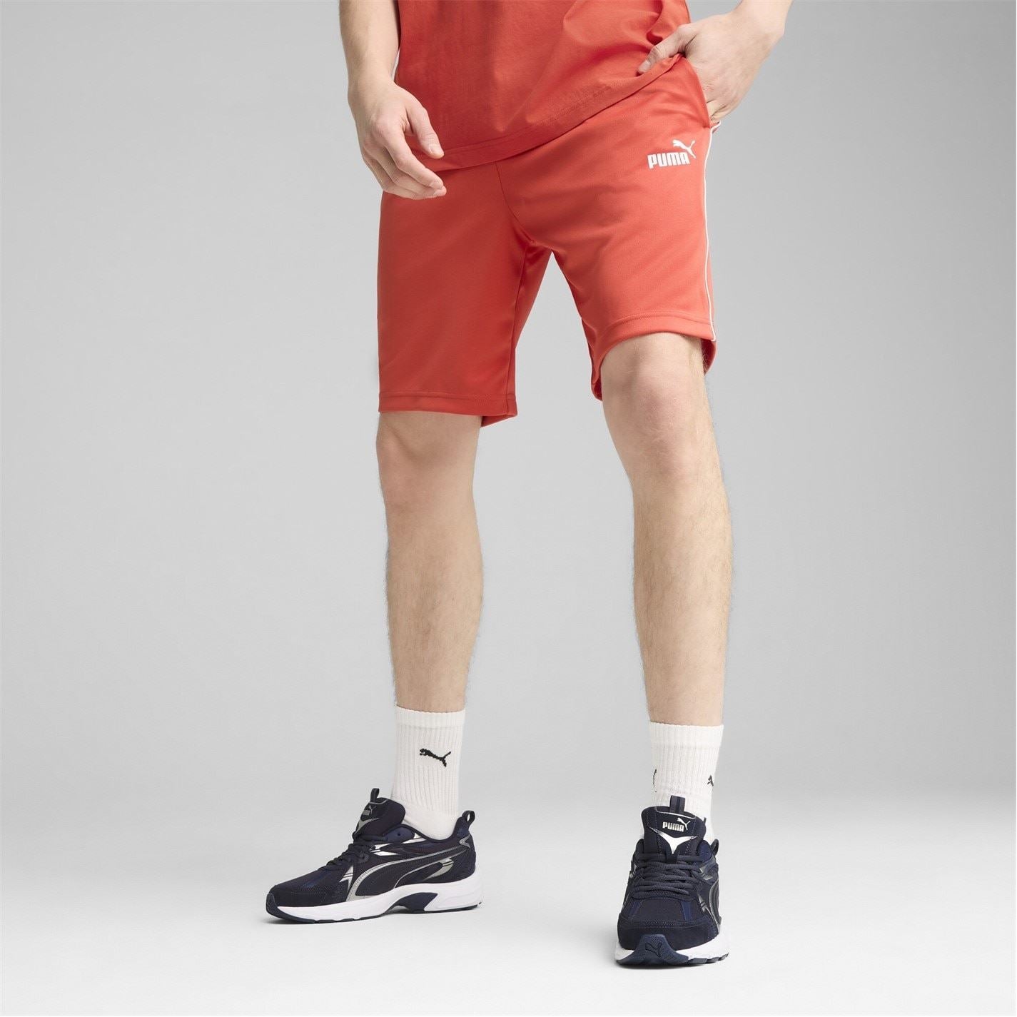 Puma Sport Poly Jogger Shorts with Elasticated Waistband