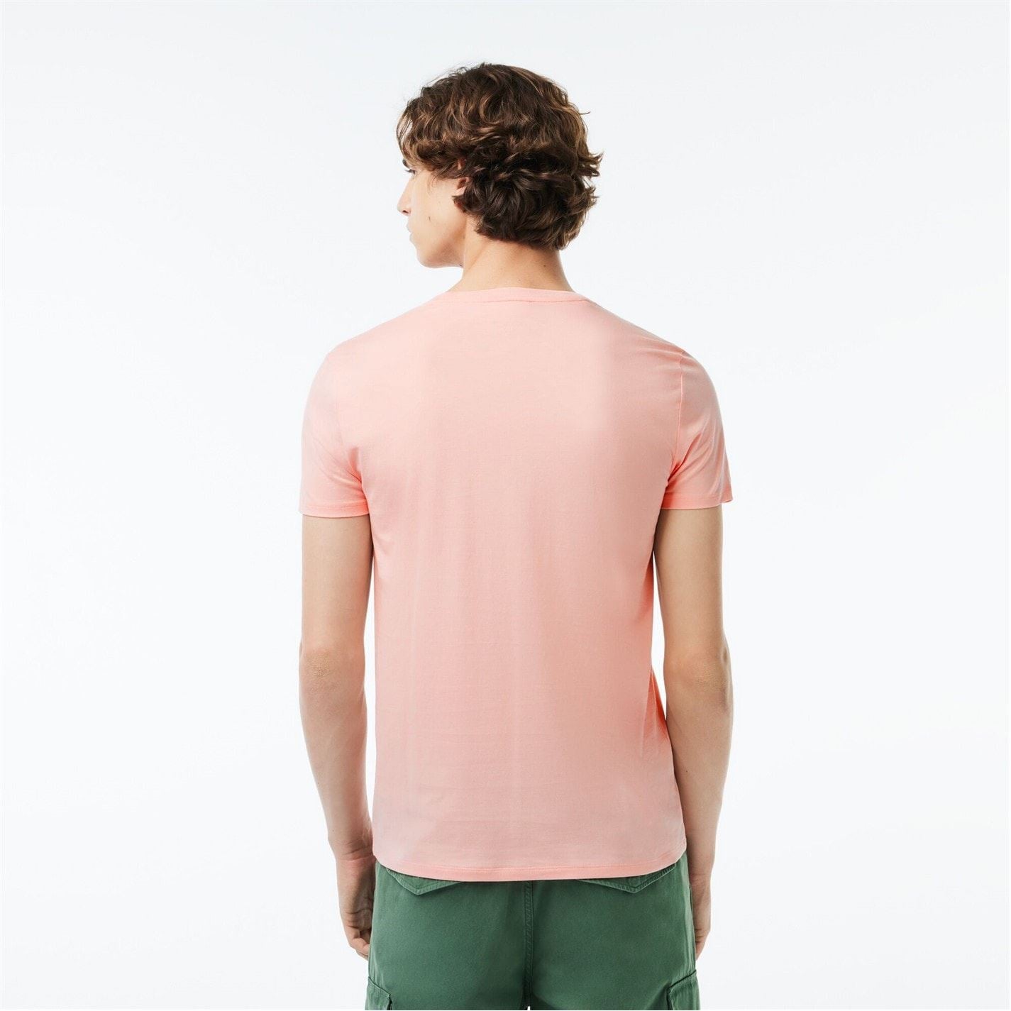 Lacoste Crocodile Logo Crew Neck Short Sleeve Jersey T-Shirt