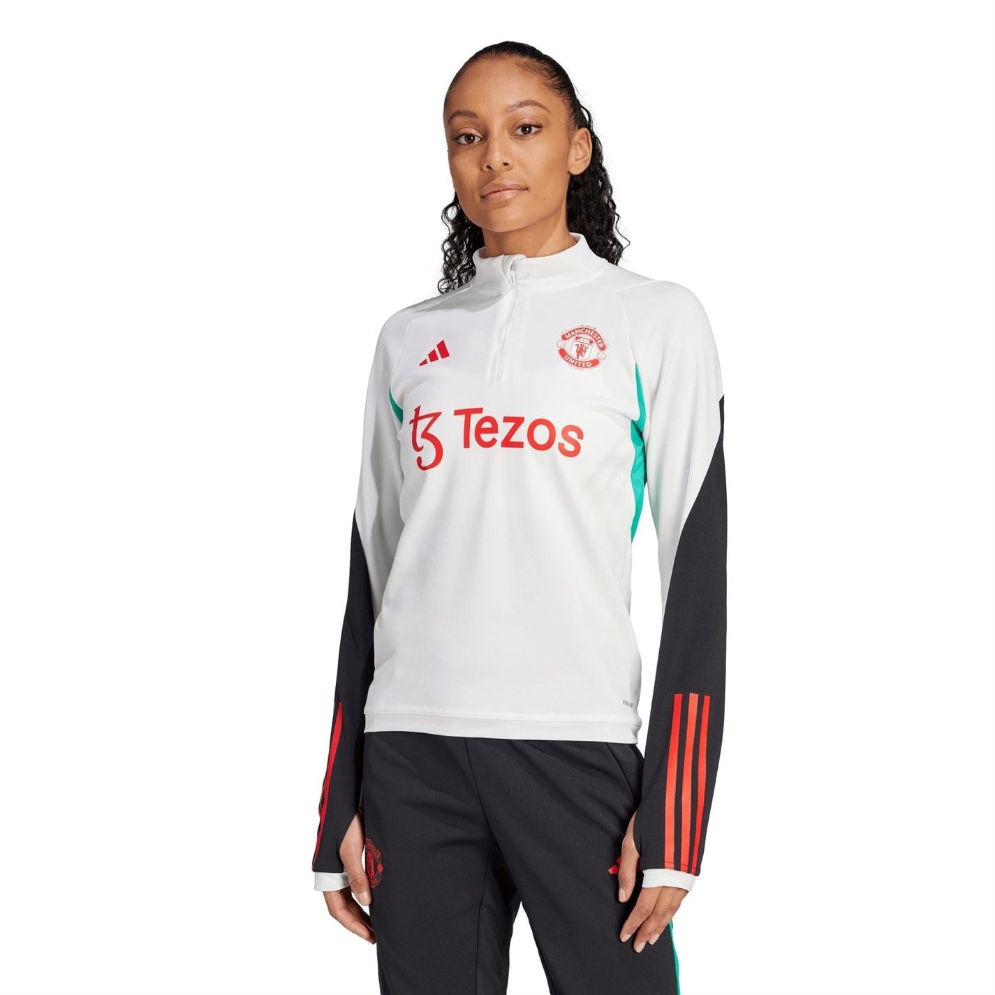 adidas Womens Manchester United Training Top 2023 2024