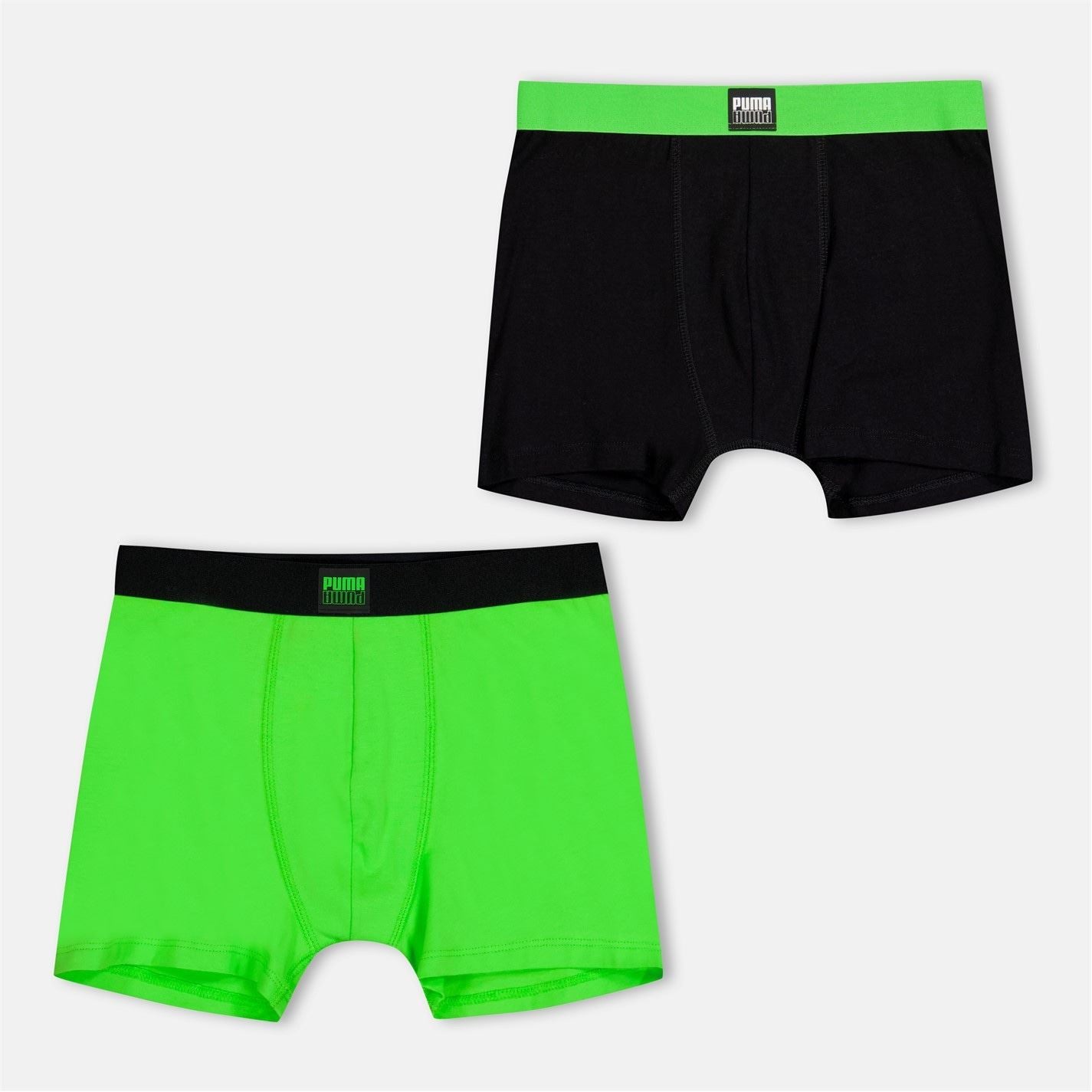 Puma Logo Print 2 Pack Boxer Brief