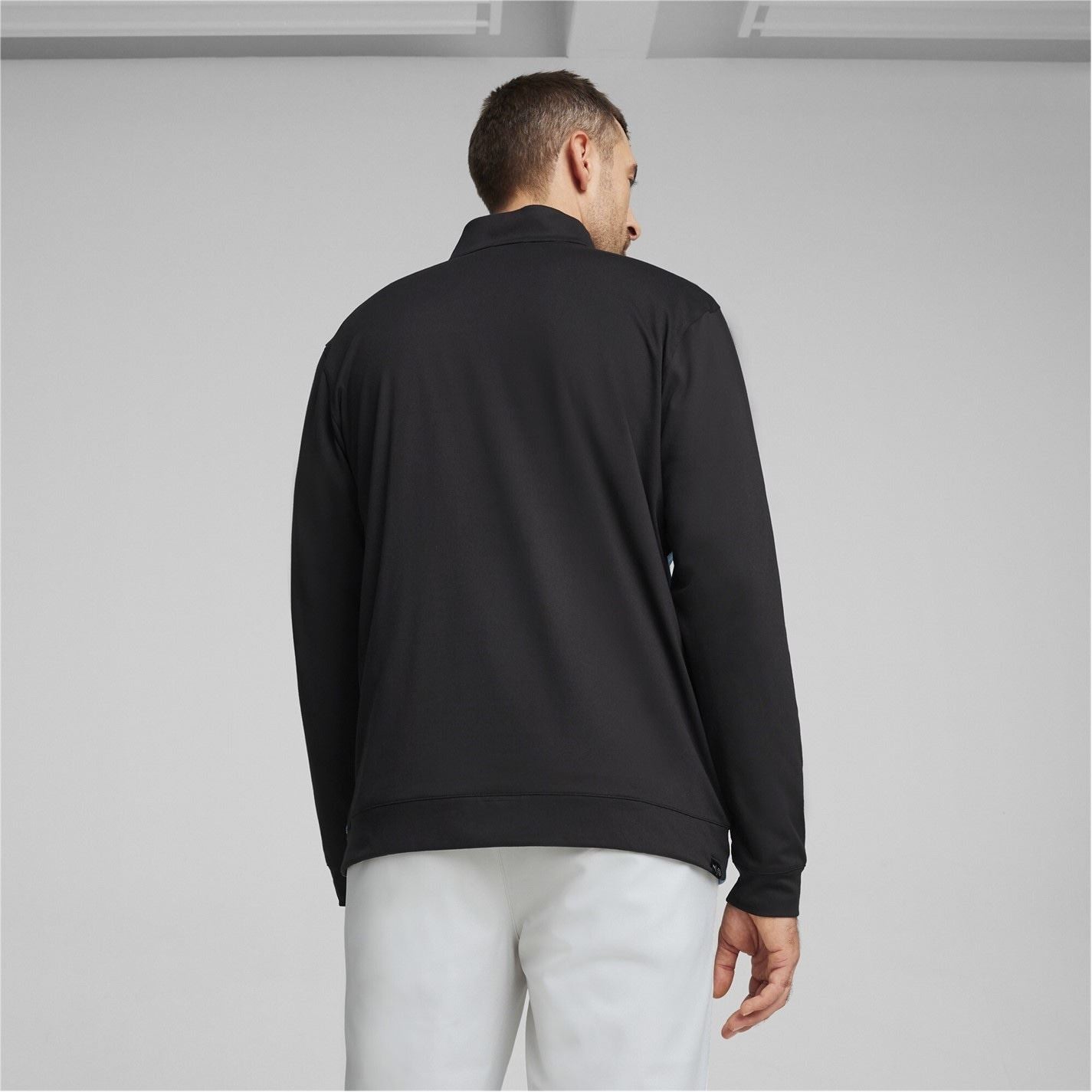Puma Mens Pure Colour Block Golf Quarter Zip