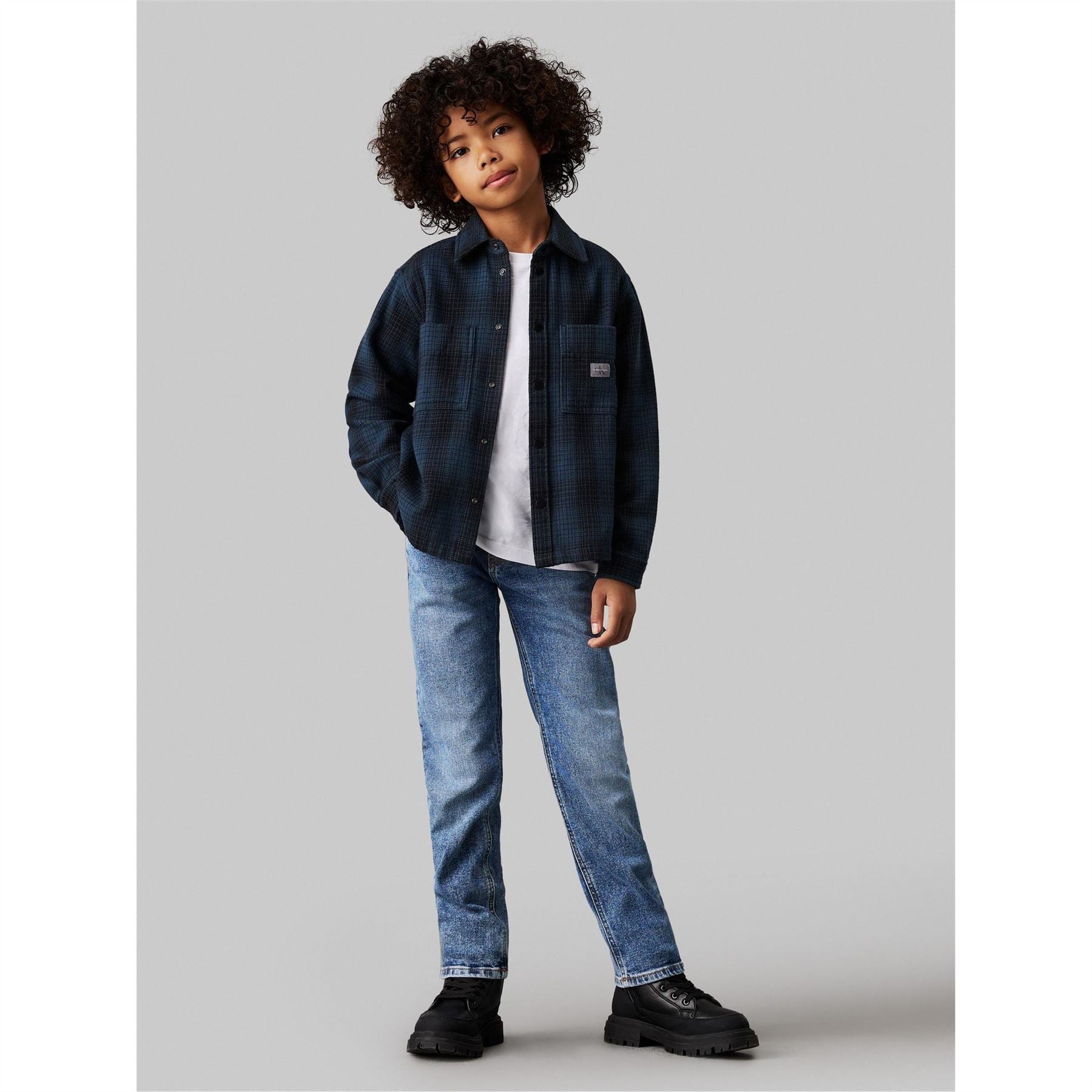 Calvin Klein Jeans Five Pocket Straight Leg Jeans