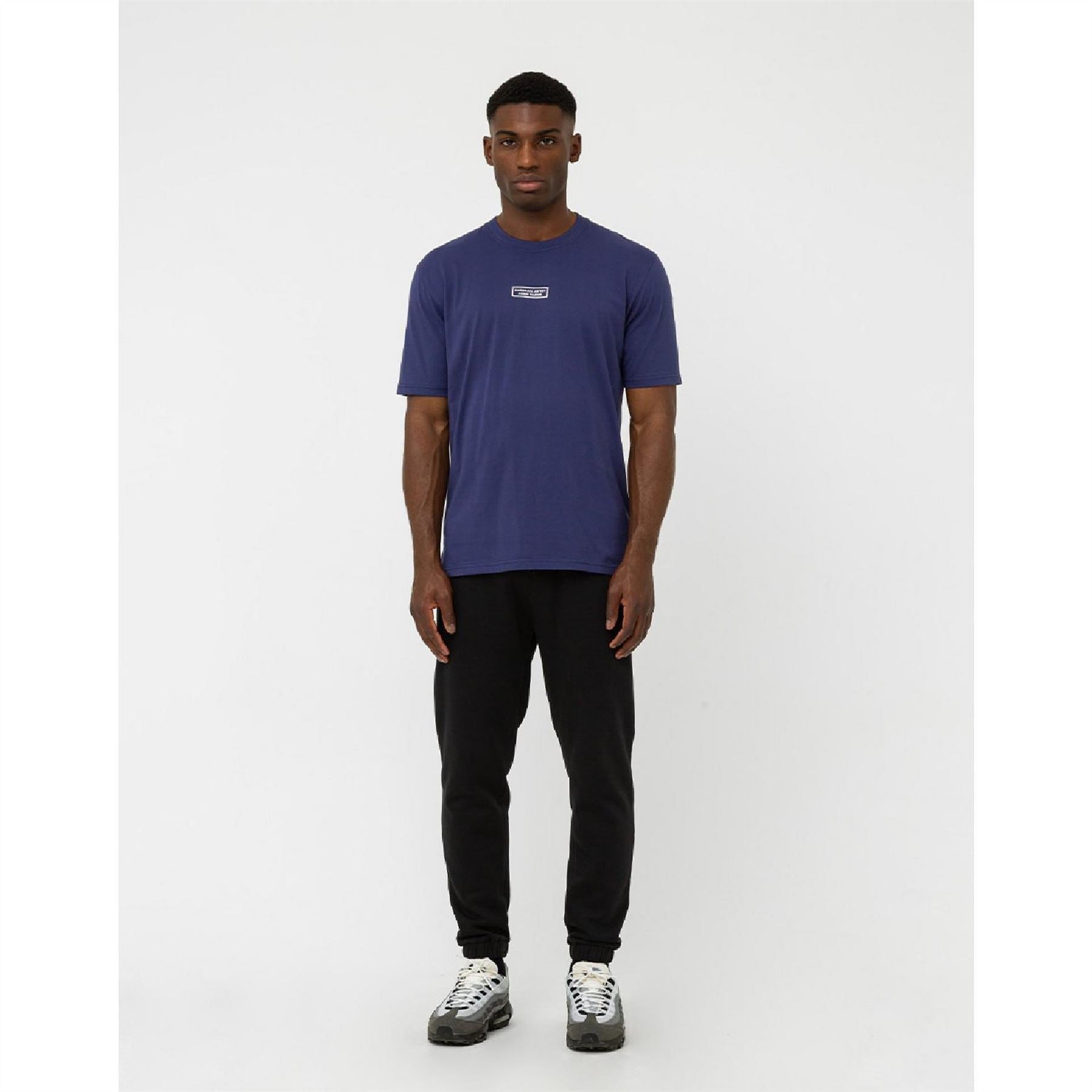Marshall Artist Logo Print Crew Neck Short Sleeve T-Shirt
