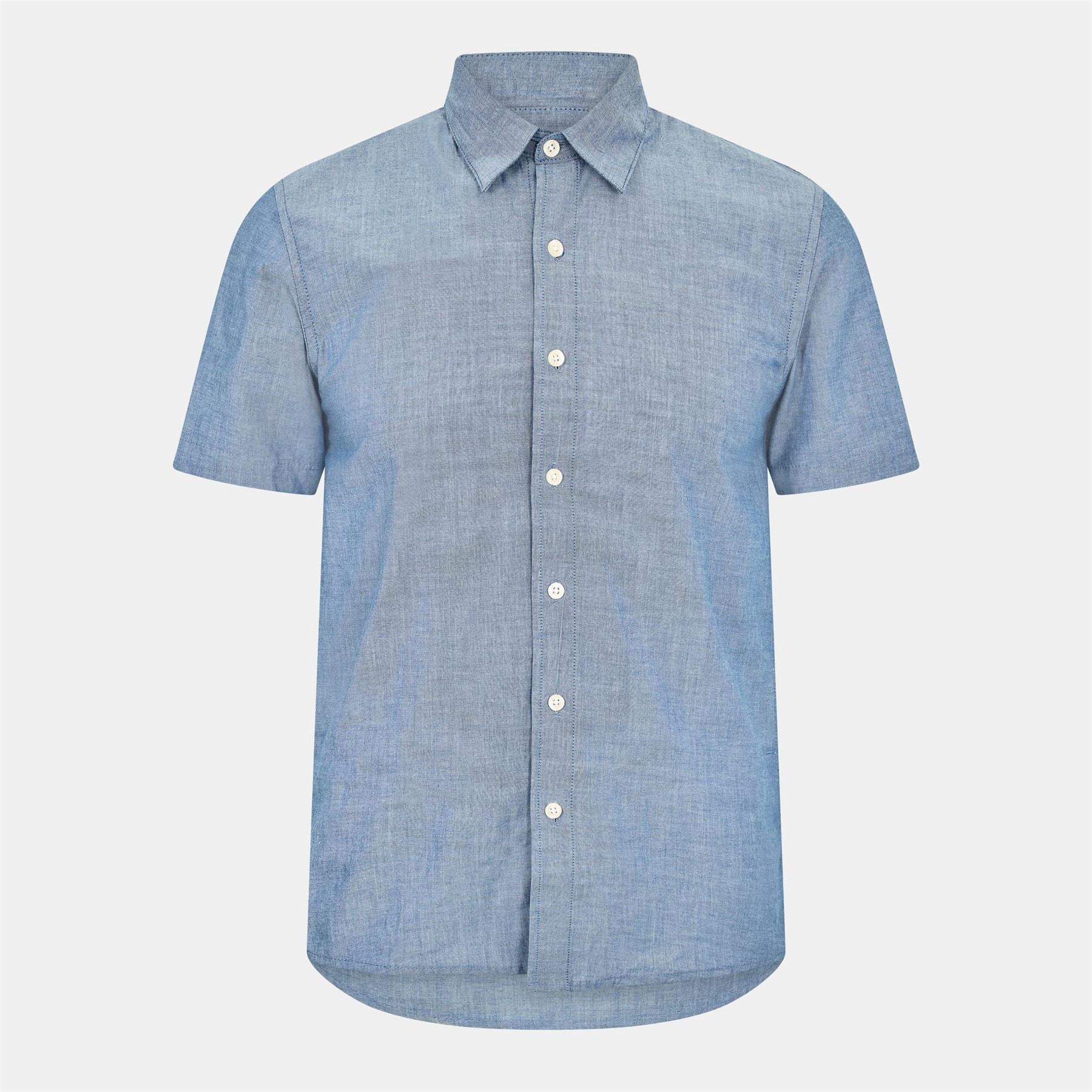 Peter Werth Collared Neck Button Down Short Sleeve Shirt