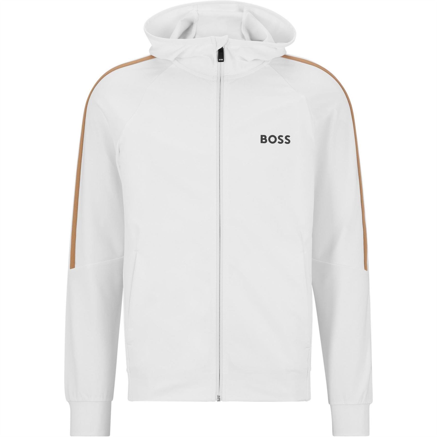 Boss Sicon Hooded Solid Patterned Jacket