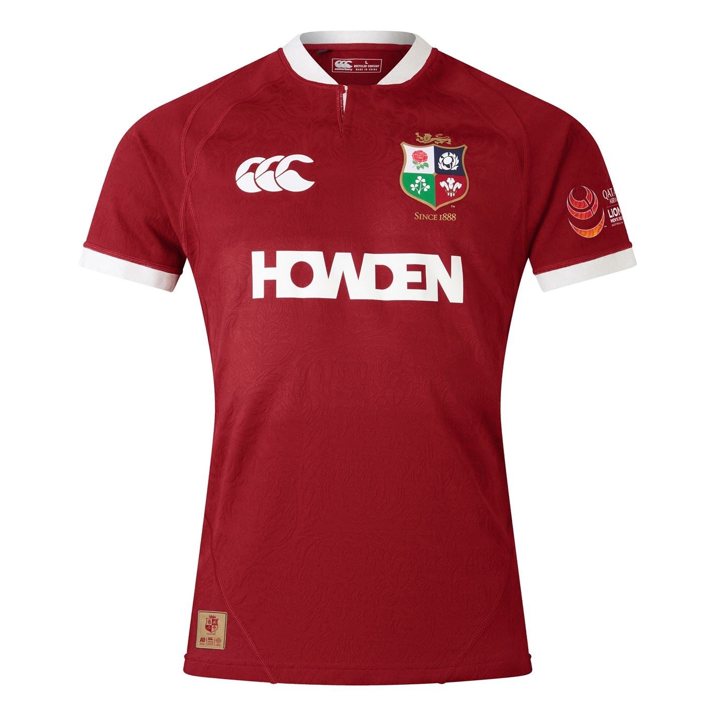 Canterbury Mens British  And  Irish Lions 2025 Authentic Shirt