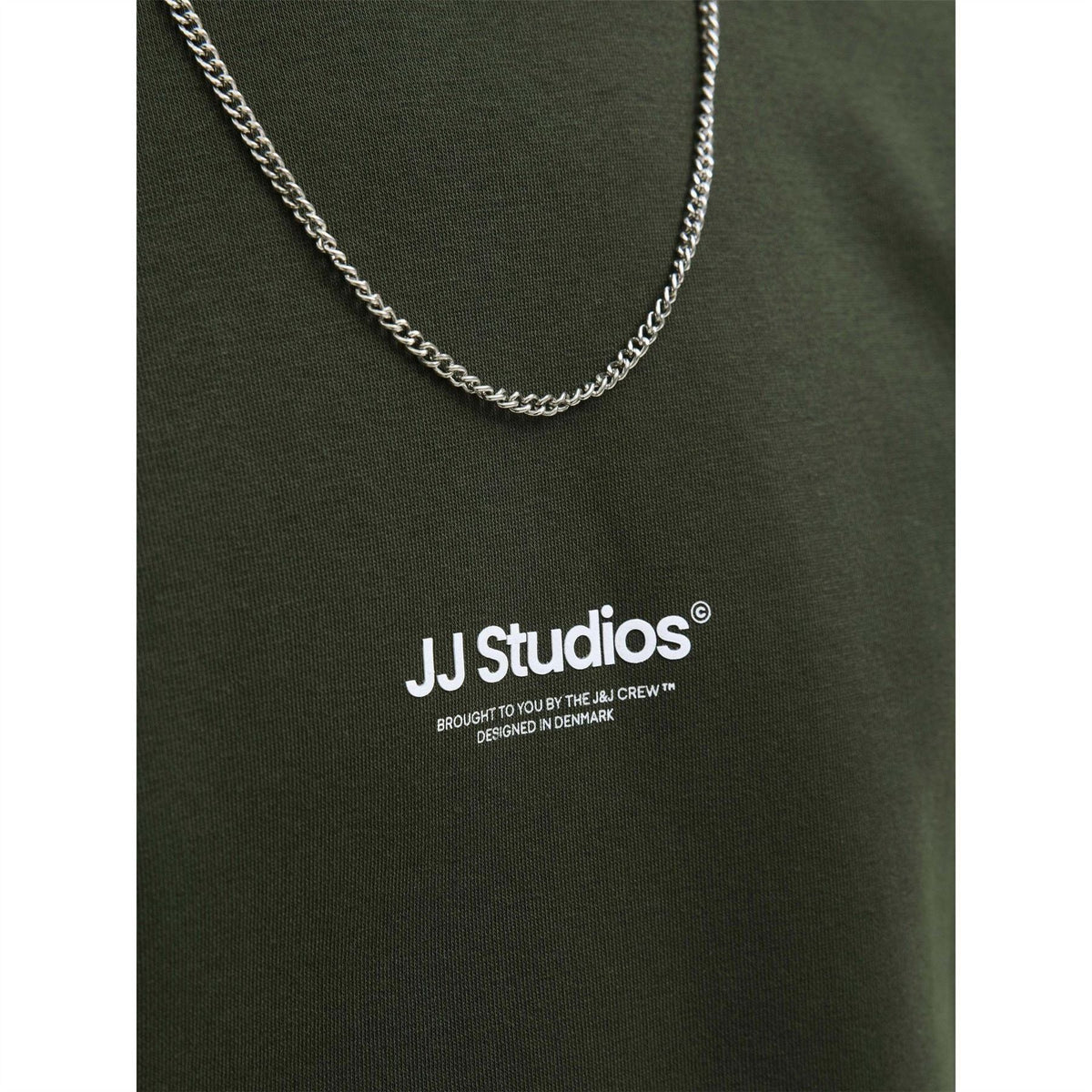 Jack and Jones Jjesoho Crew Neck Cotton Sweatshirt