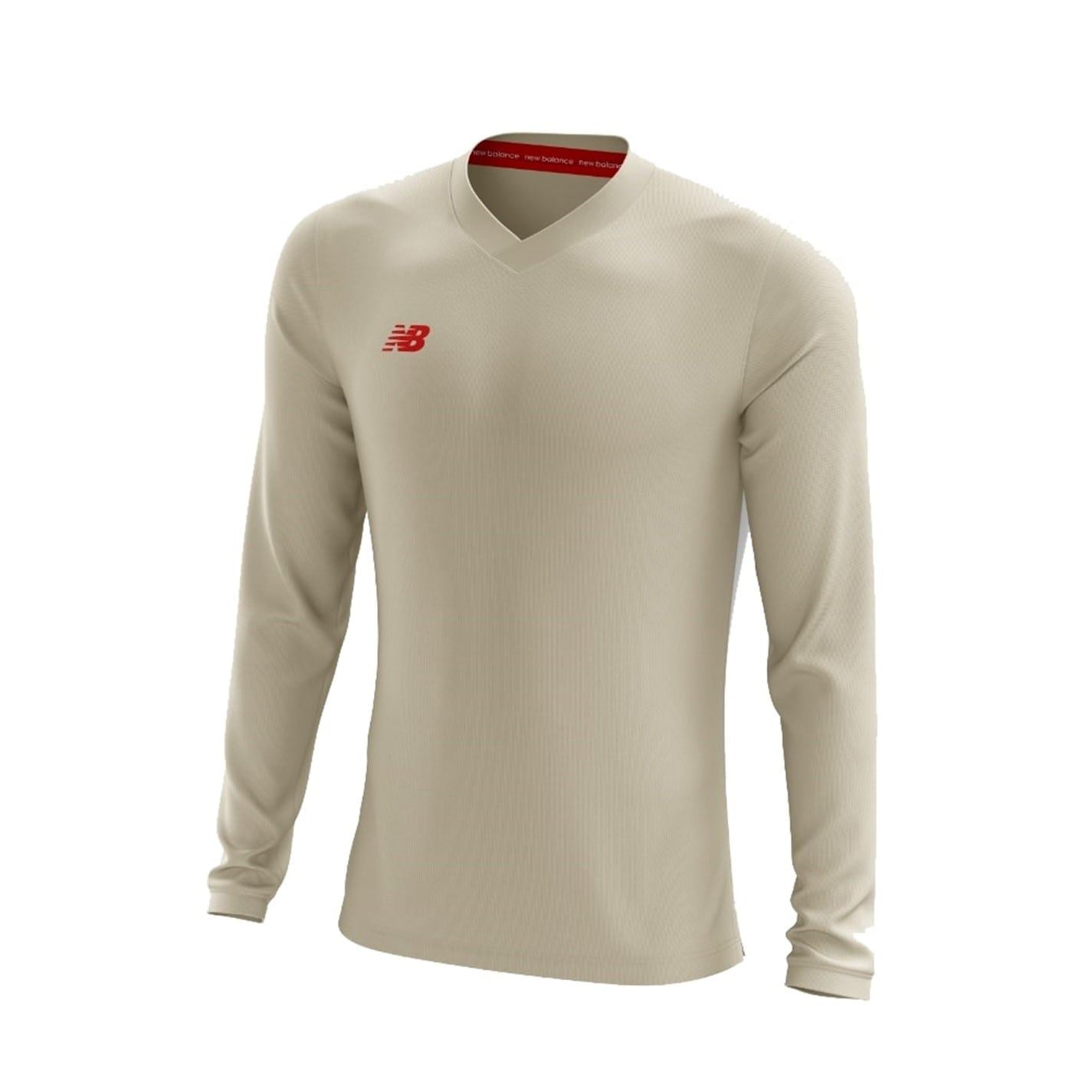 New Balance Cross Front V Neck Long Sleeve Athletic Top