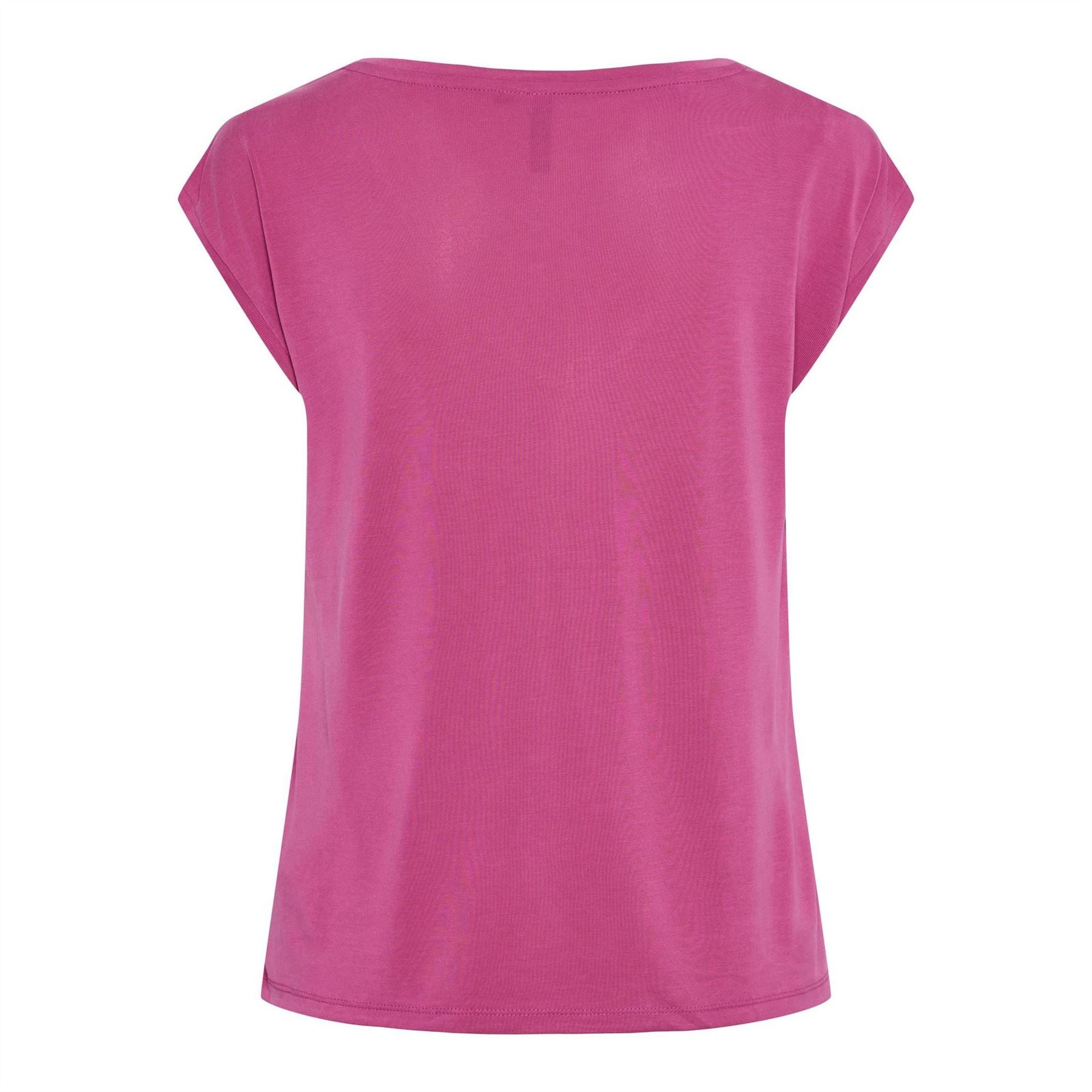 Pieces Regular Fit Knit V-Neck T-Shirt