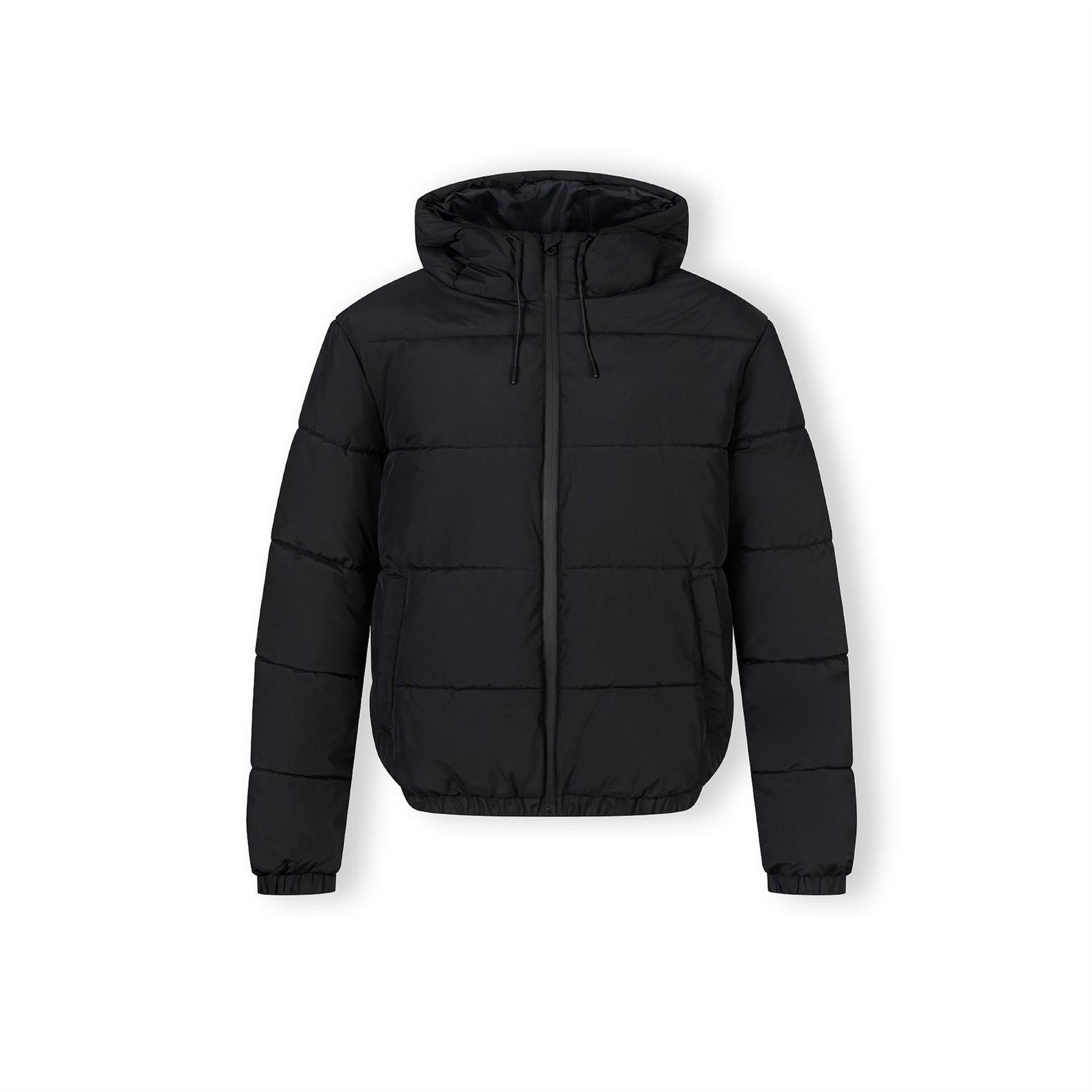 Minoti Men Ripstop Jacket High Collar Elastic Cuffs Black