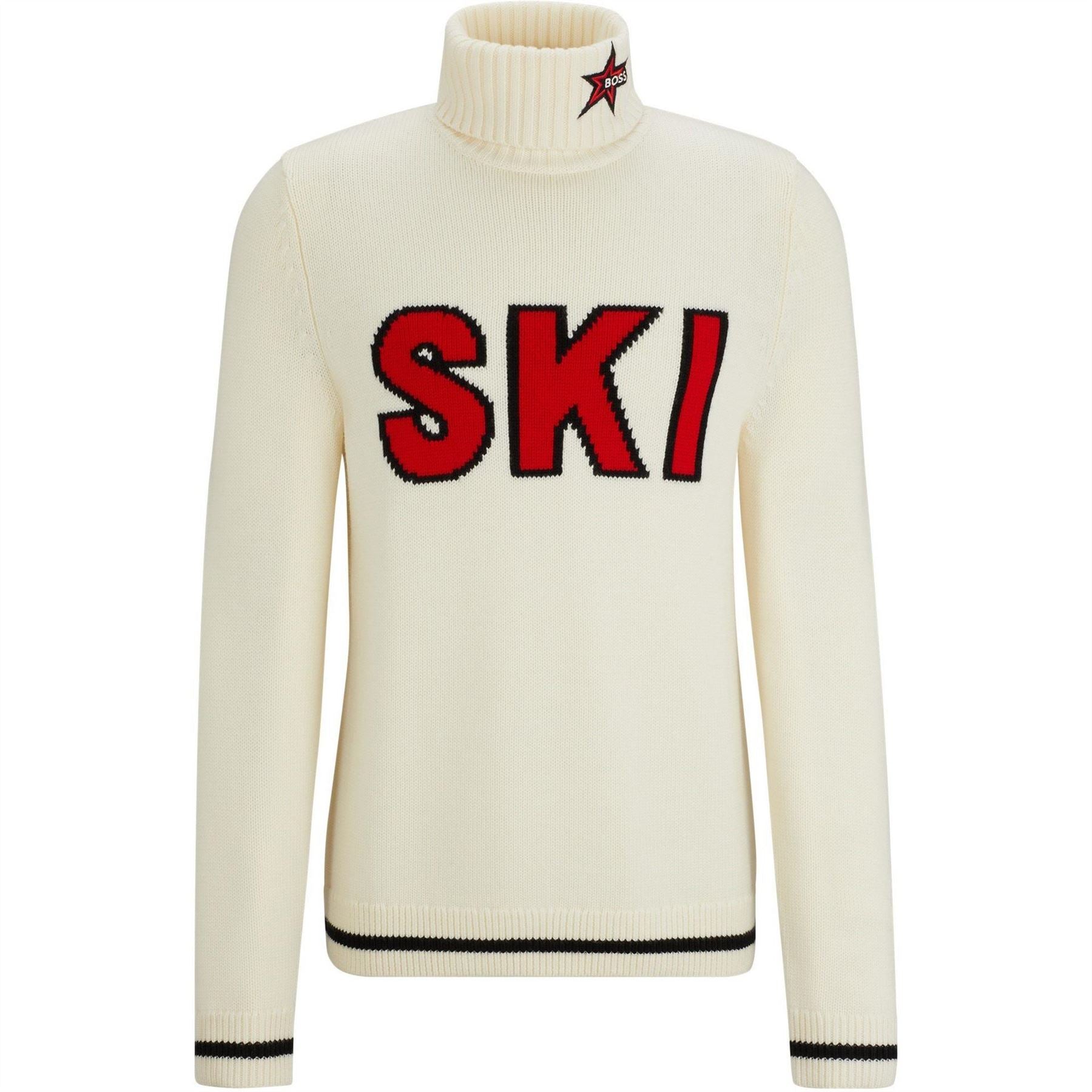 Boss Turtle Neck Long Sleeve Regular Fit Sweater