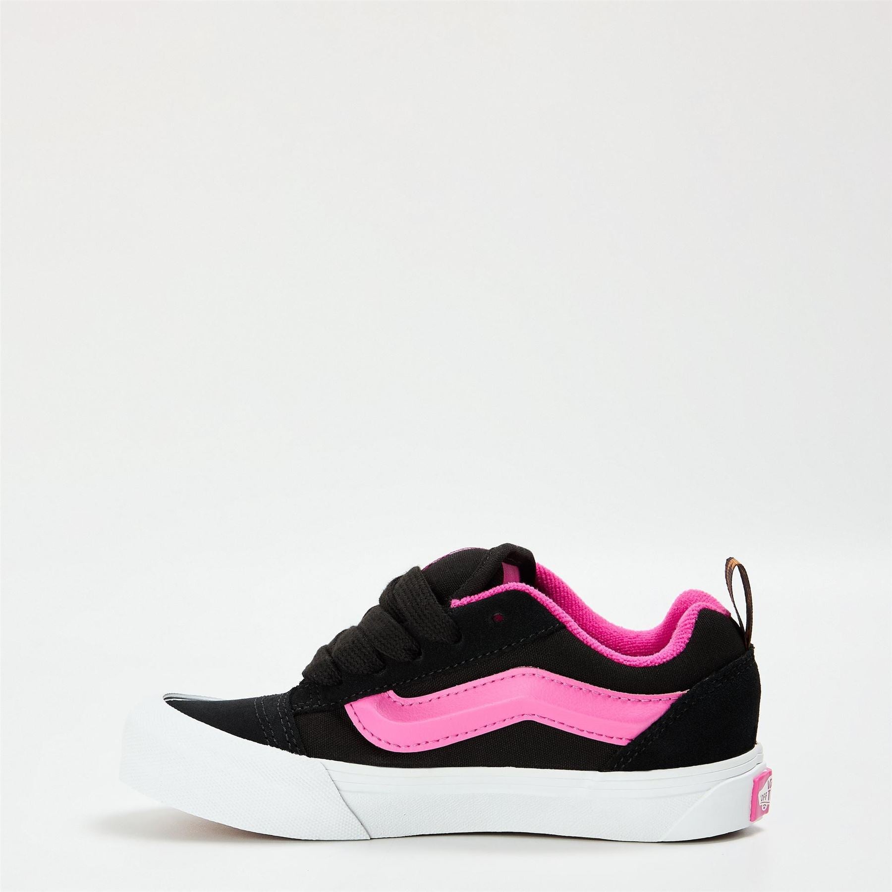 Vans Kids Knu Skool Leopard Pop Black Multi Canvasas Trainers