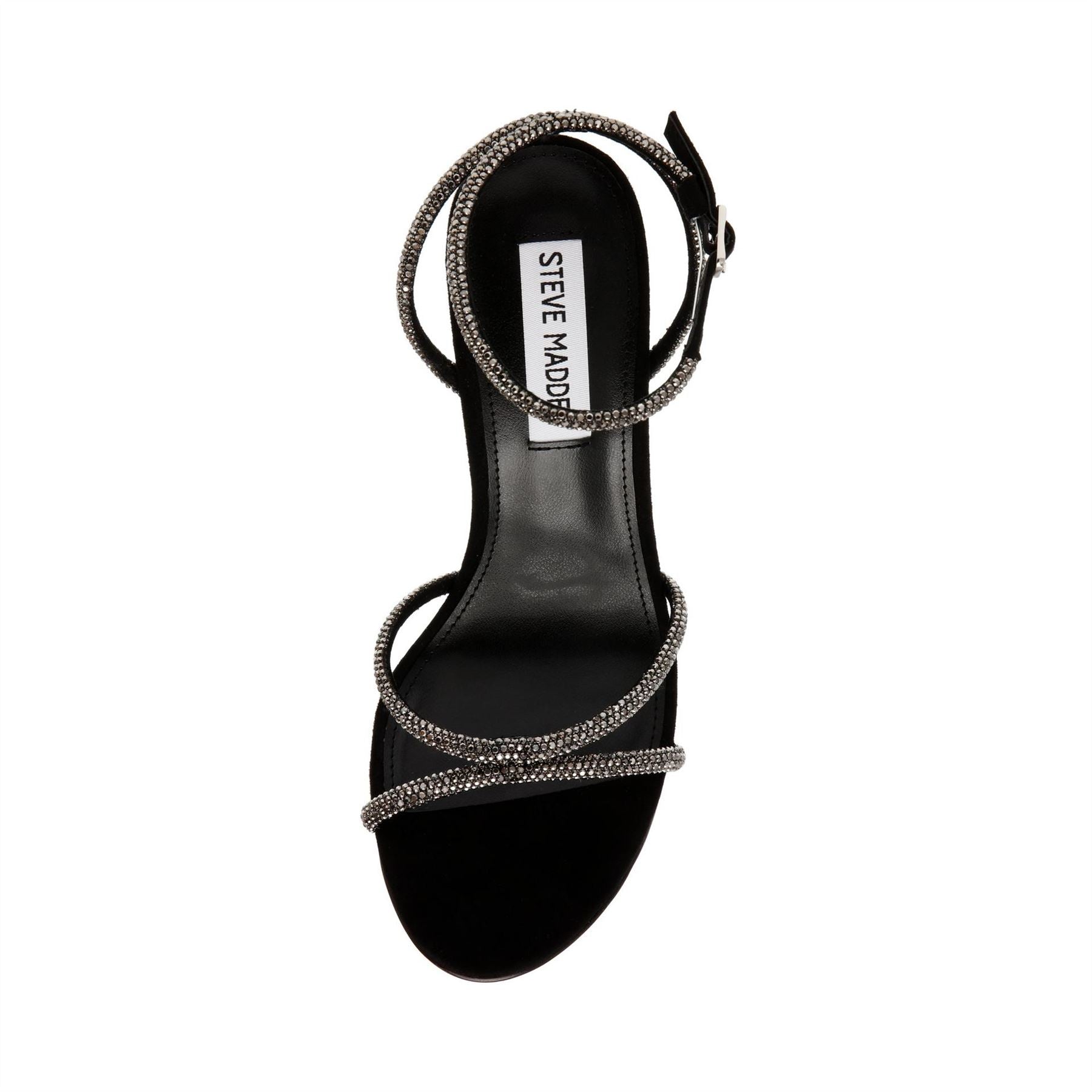 Steve Madden Metallic Open Toe Stiletto Heel Sandals