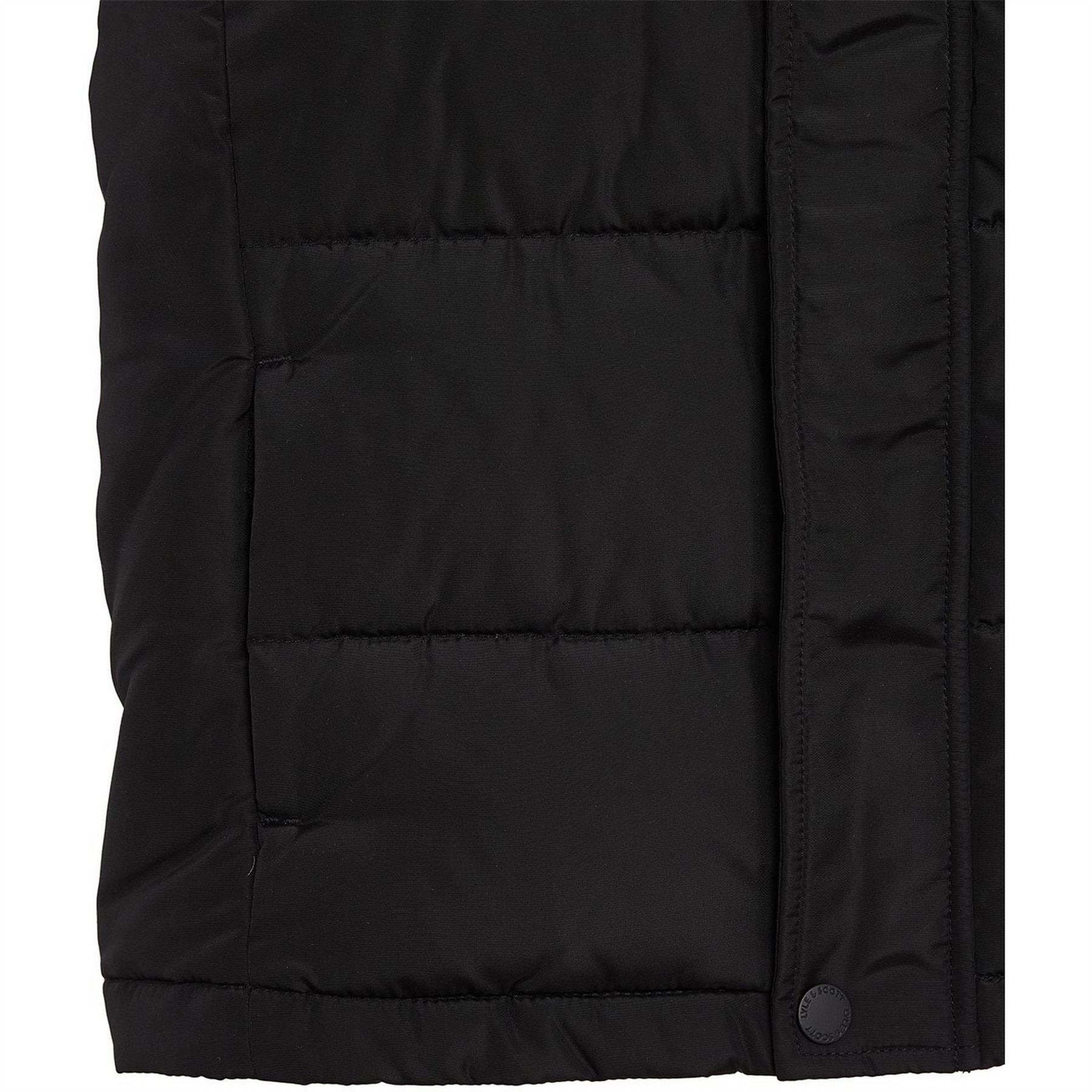 Lyle and Scott Quilted Hooded Short Regular Fit Vest