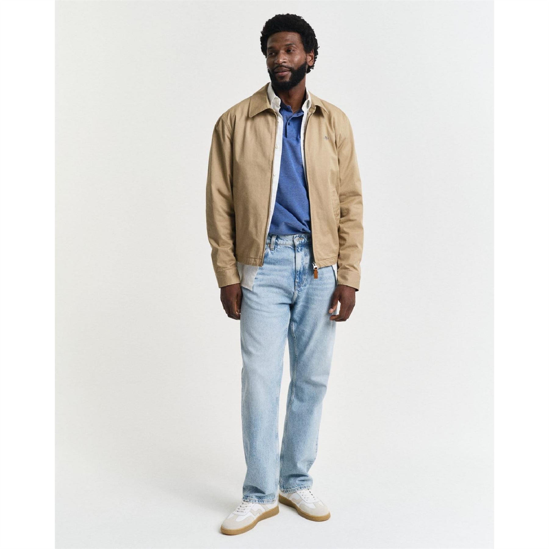 Gant Contrast Collar Piqué Polo Shirt