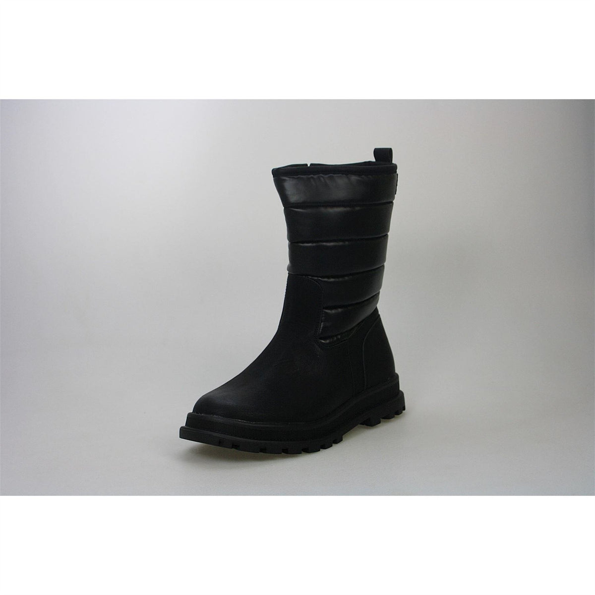 Buckle My Shoe Knee High Boots with Lug Sole