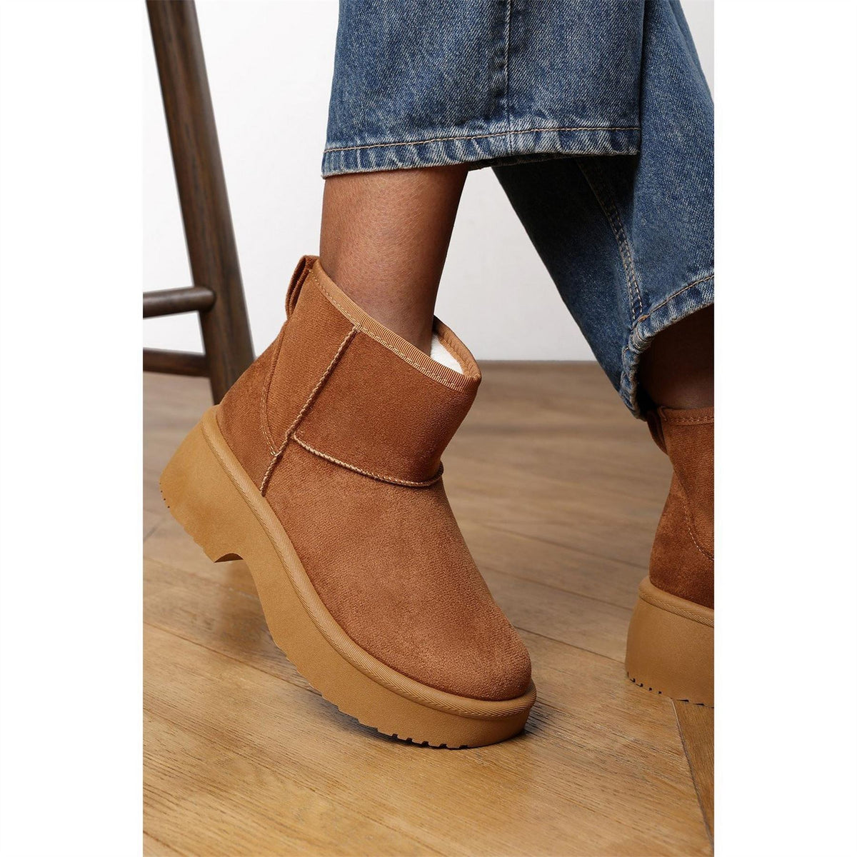 Wheres That From Platform High Heel Closed Toe Boots
