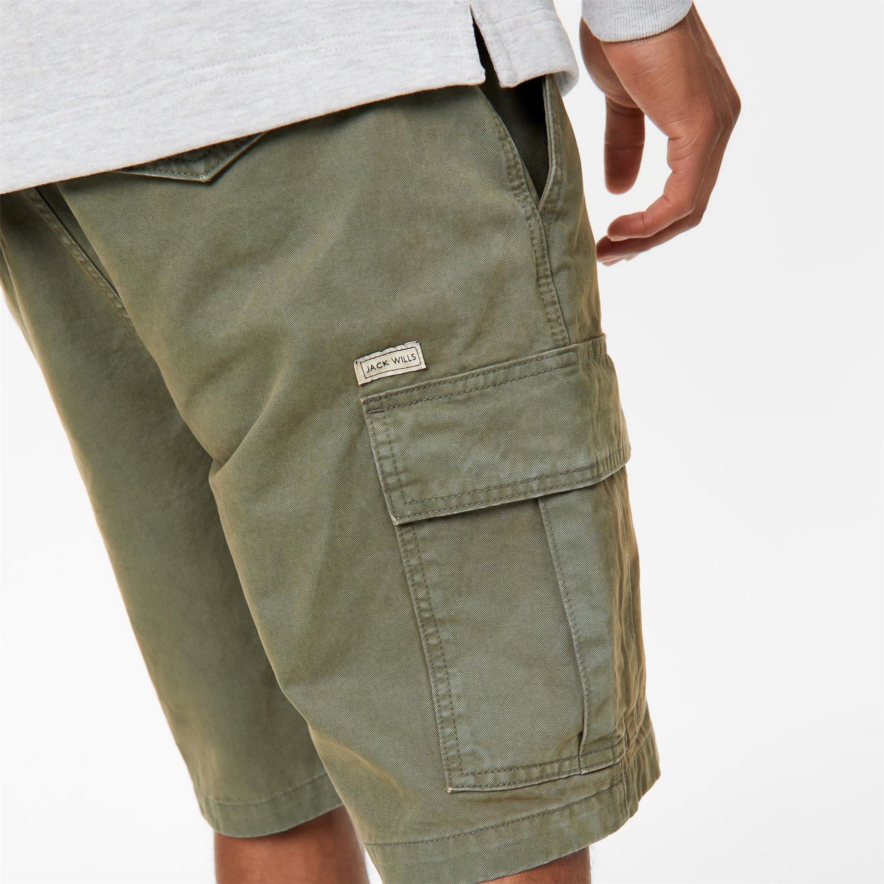 Jack Wills Twill Cargo Shorts