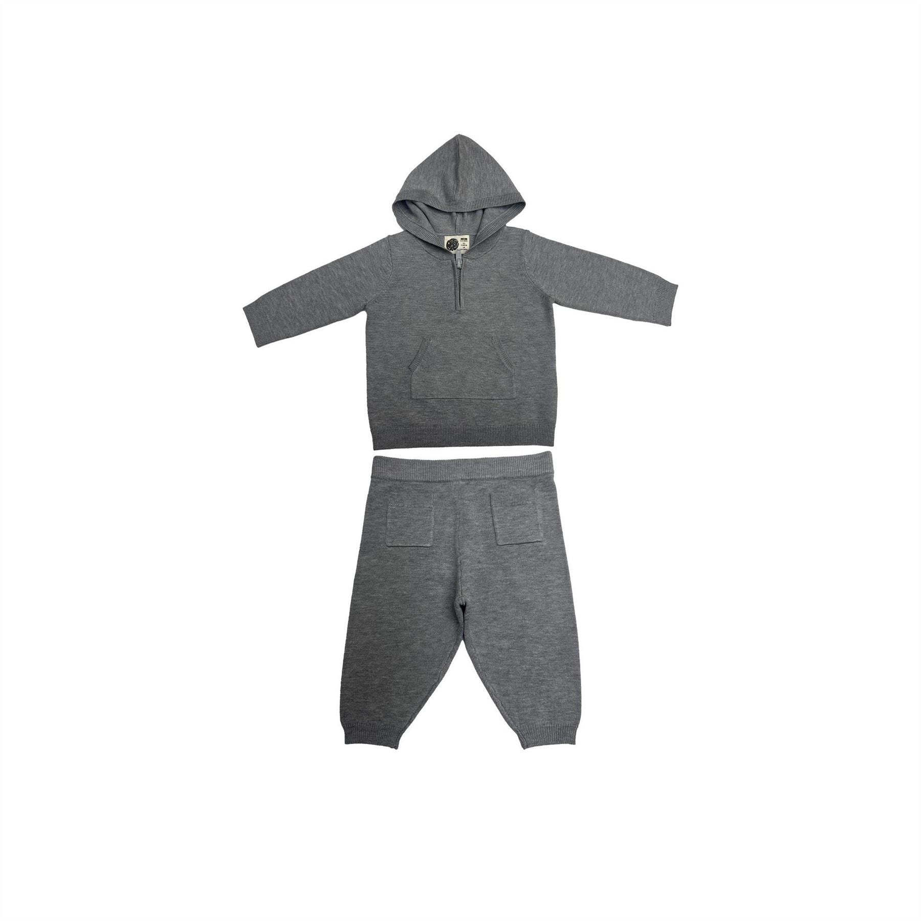 Pretty Green Hooded Long Sleeve Slim Fit Top and Trouser Pyjama Set