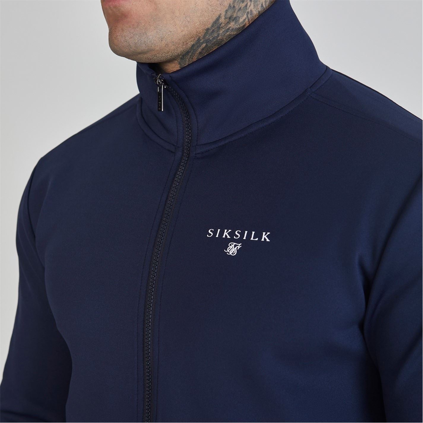 SikSilk Mens Tracksuit Top